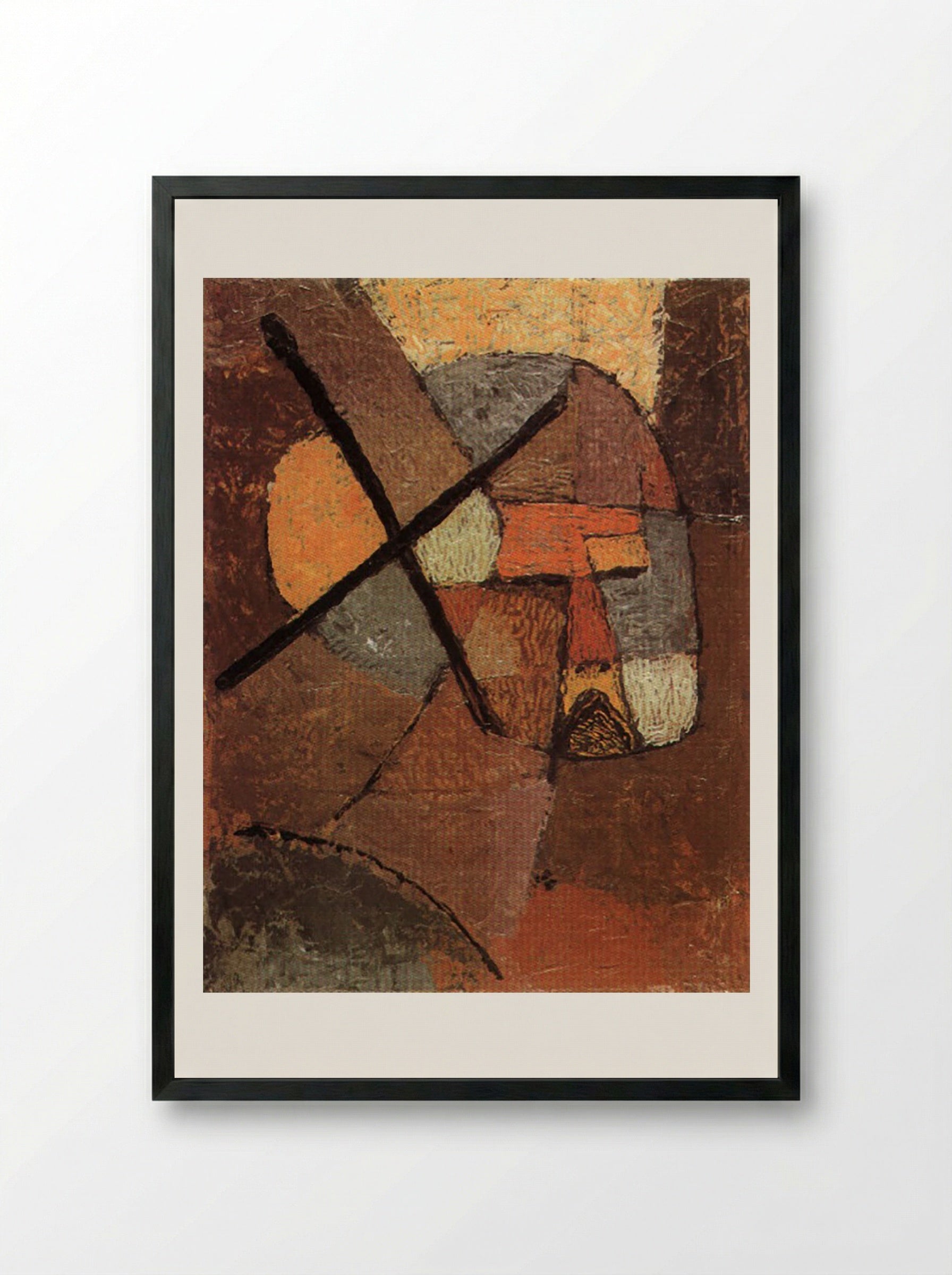 Struck from the List - Paul Klee - Framed Print Black