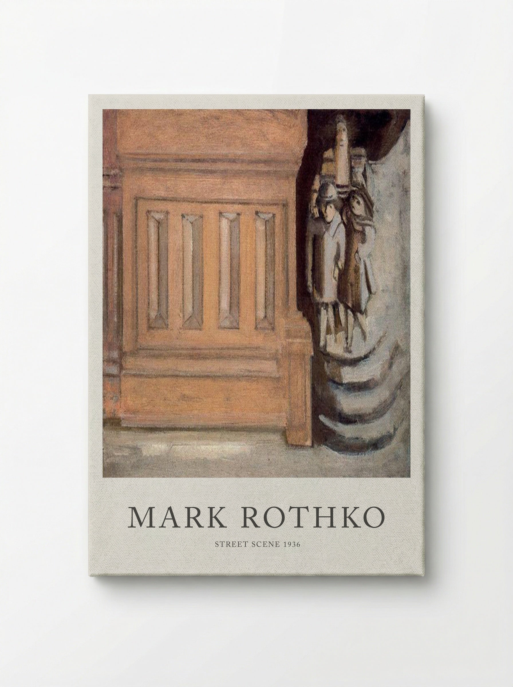 Street Scene - Mark Rothko - Canvas