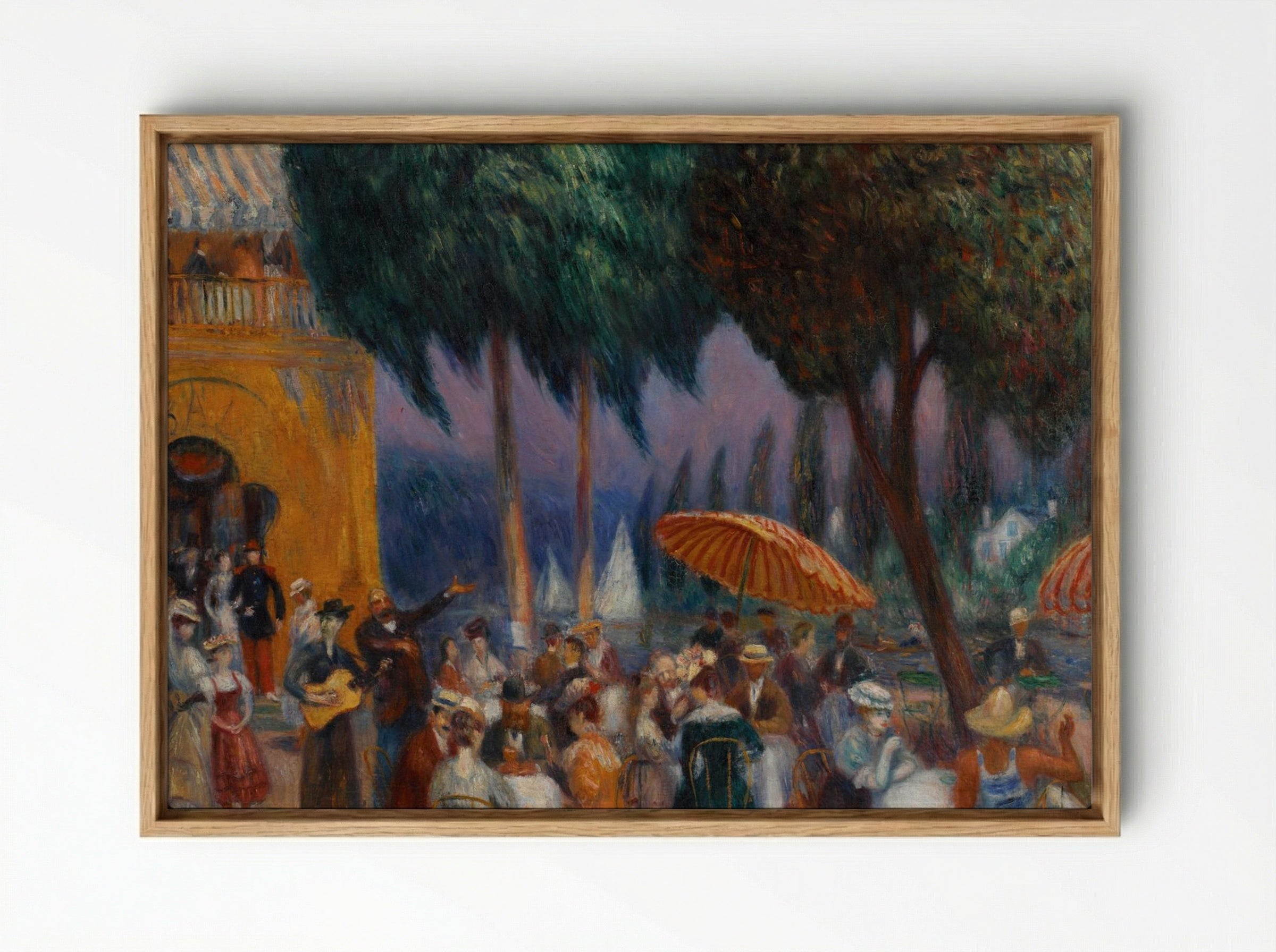 Sunday on the Marne - William James Glackens - Framed Canvas Wood