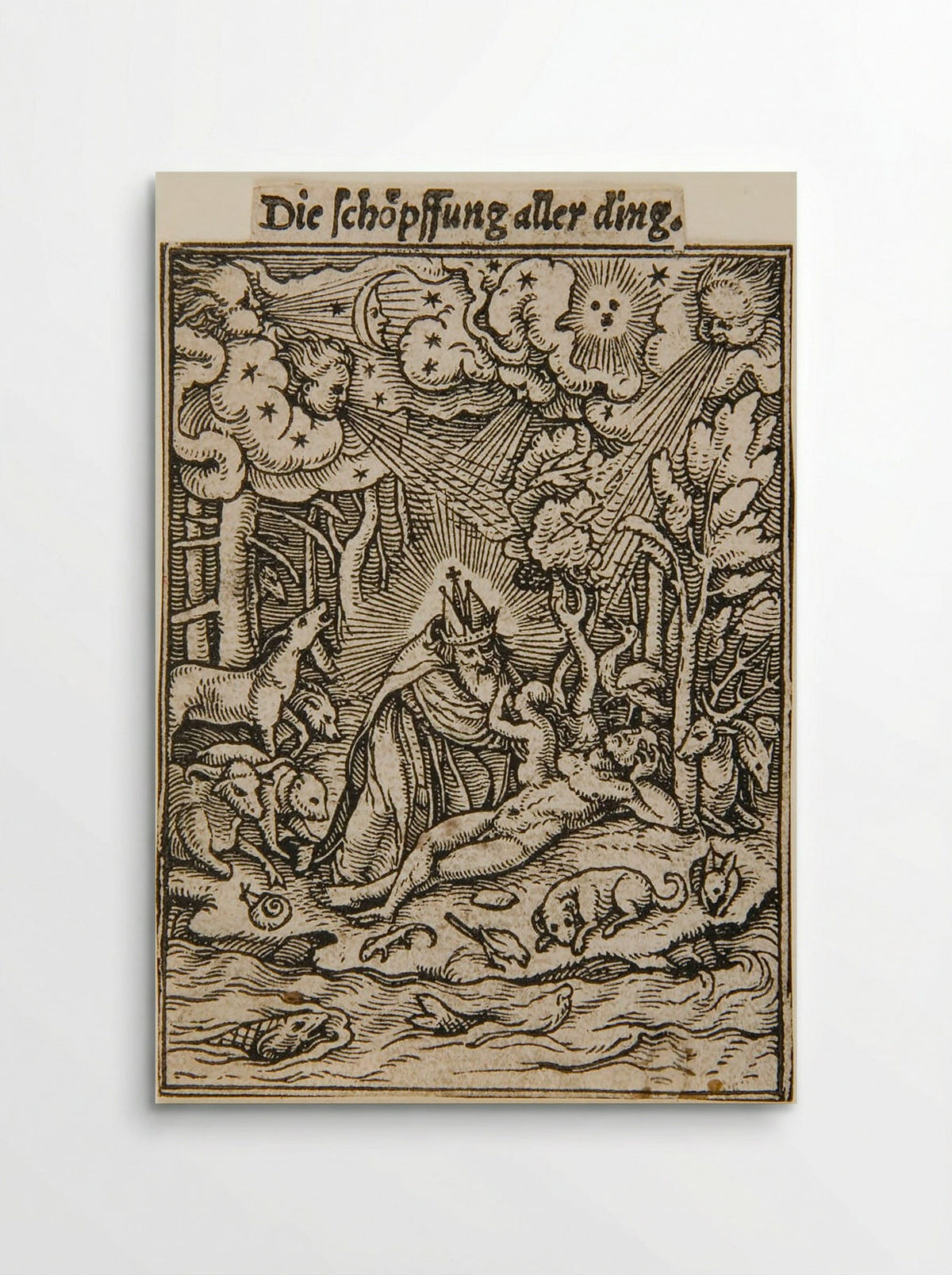 The Creation of Eve - Hans Holbein the Younger - Poster