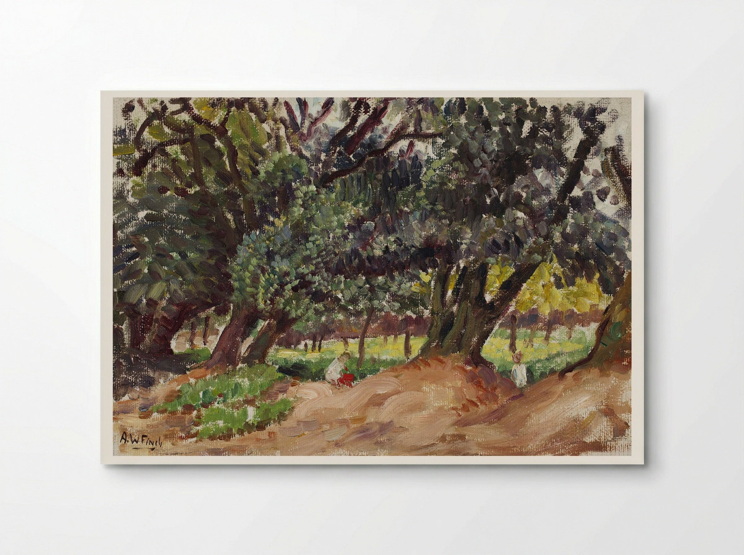 Park Scene, England (Puistokuva Englannista) - Alfred William Finch - Poster