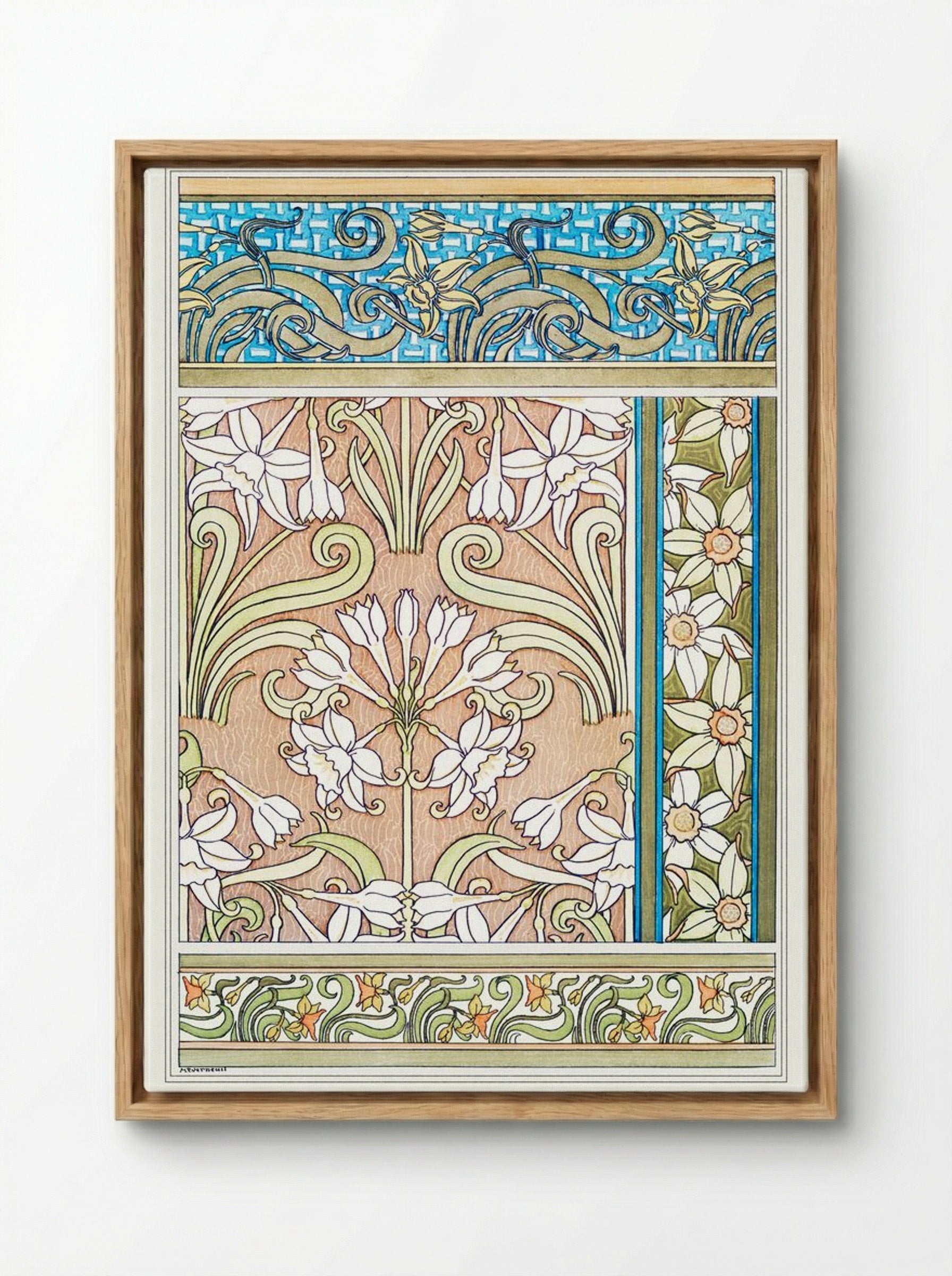 Jonquille or Jonquil - Maurice Pillard Verneuil - Framed Canvas Wood