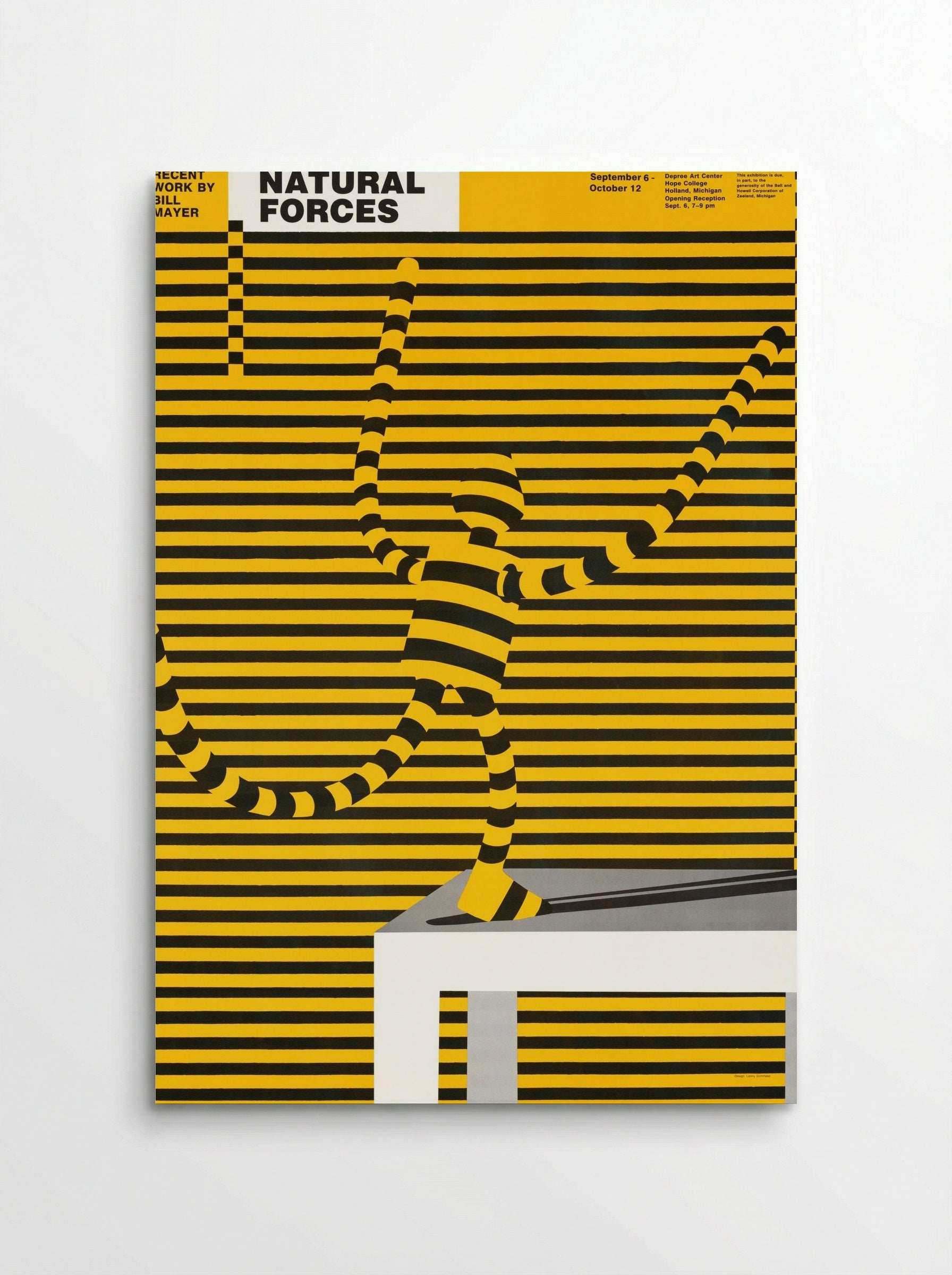 Natural Forces: Recent Work by Bill Mayer (Poster) - Lanny Sommese - Poster