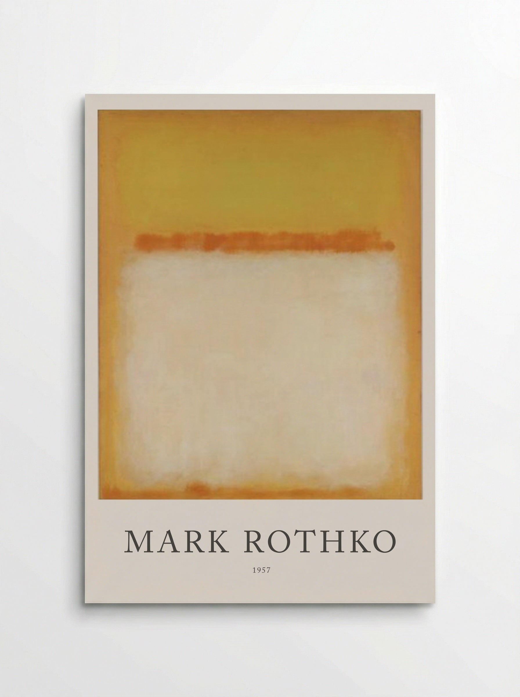 Untitled (Yellow, Orange, White) - Mark Rothko - Poster