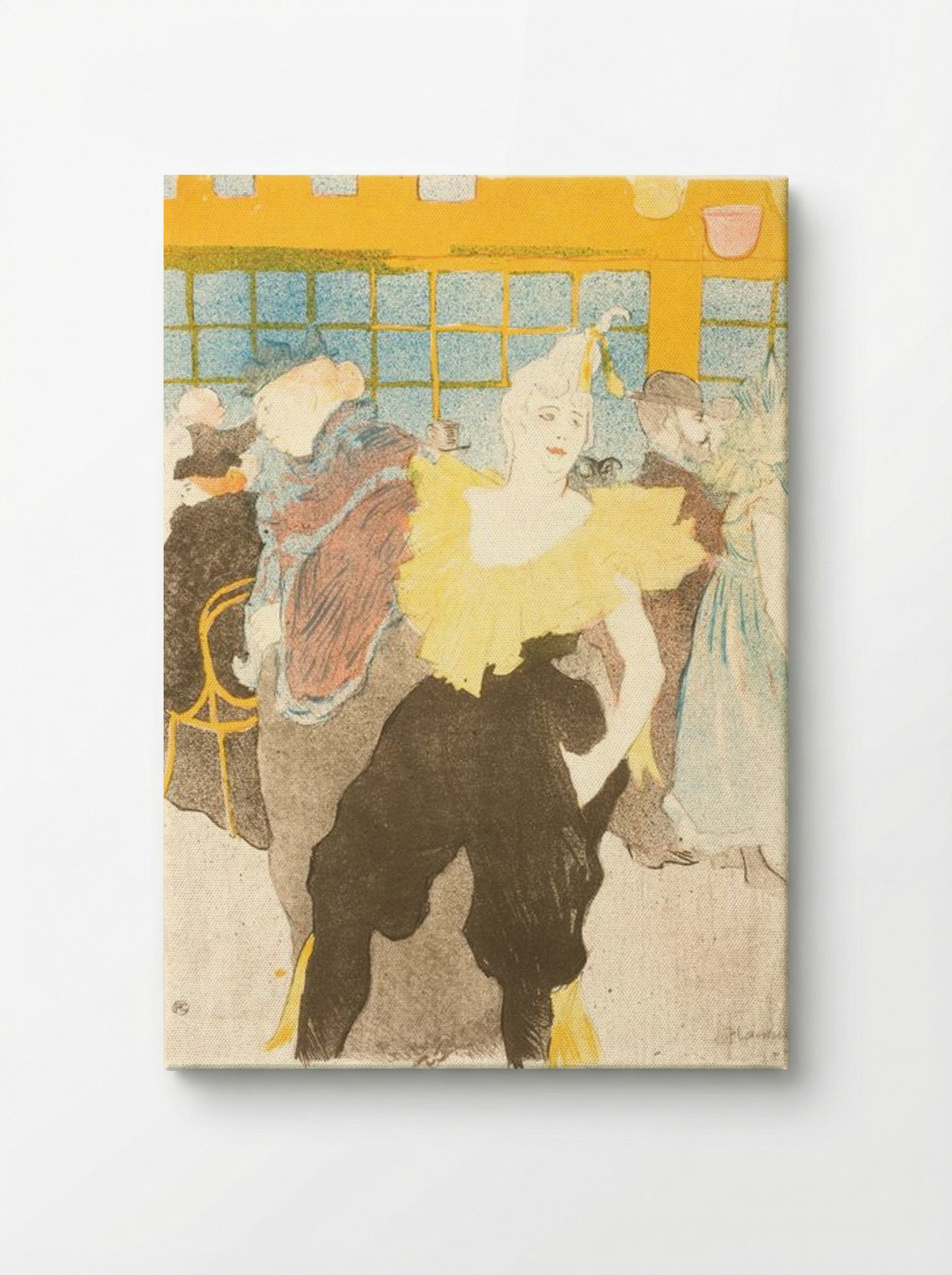 La Clownesse au Moulin Rouge - Henri de Toulouse-Lautrec - Canvas