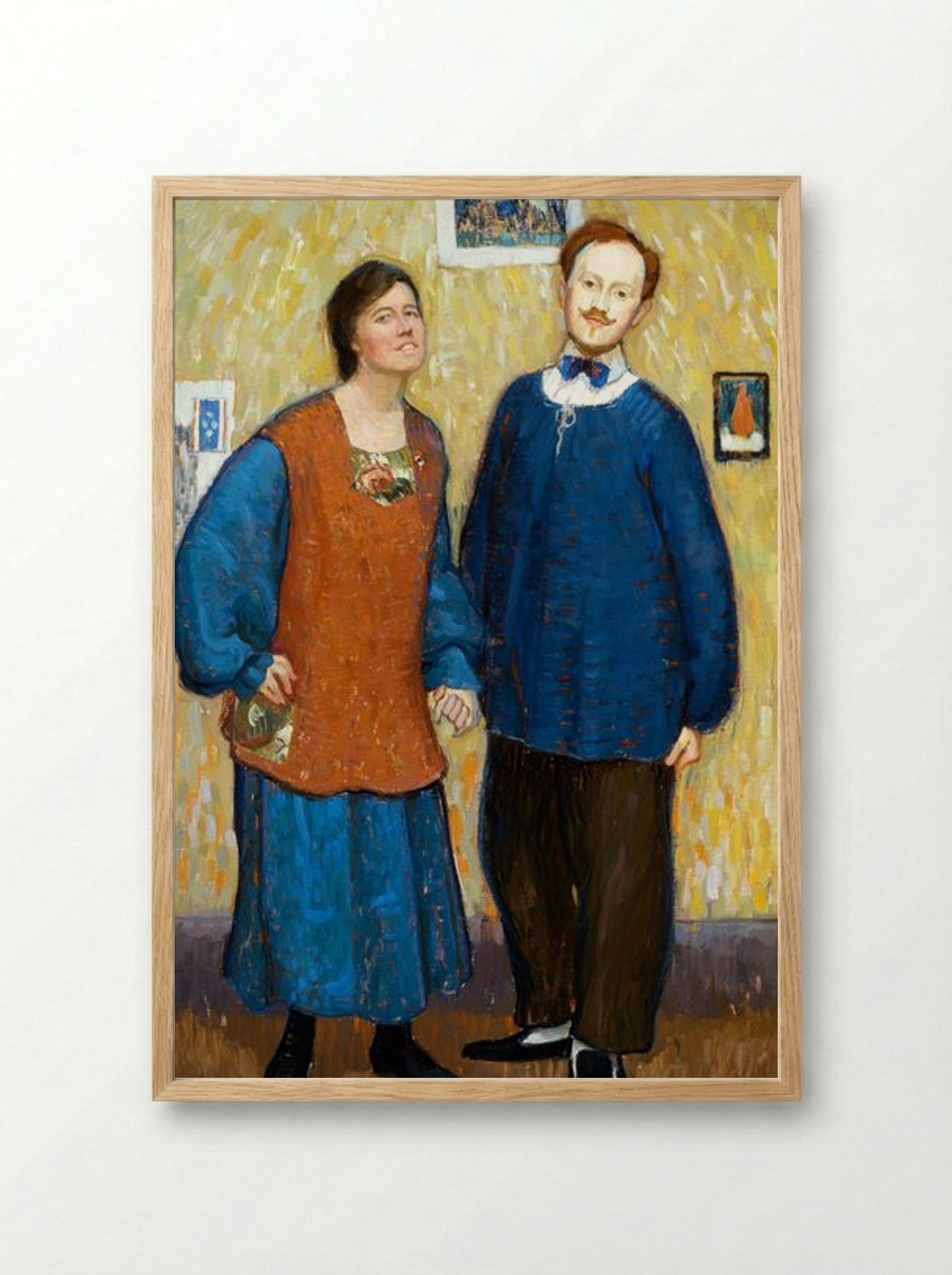 We Don't Know Where We're Going, But We're On The Way - Edouard Antonin Vysekal - Framed Print Wood