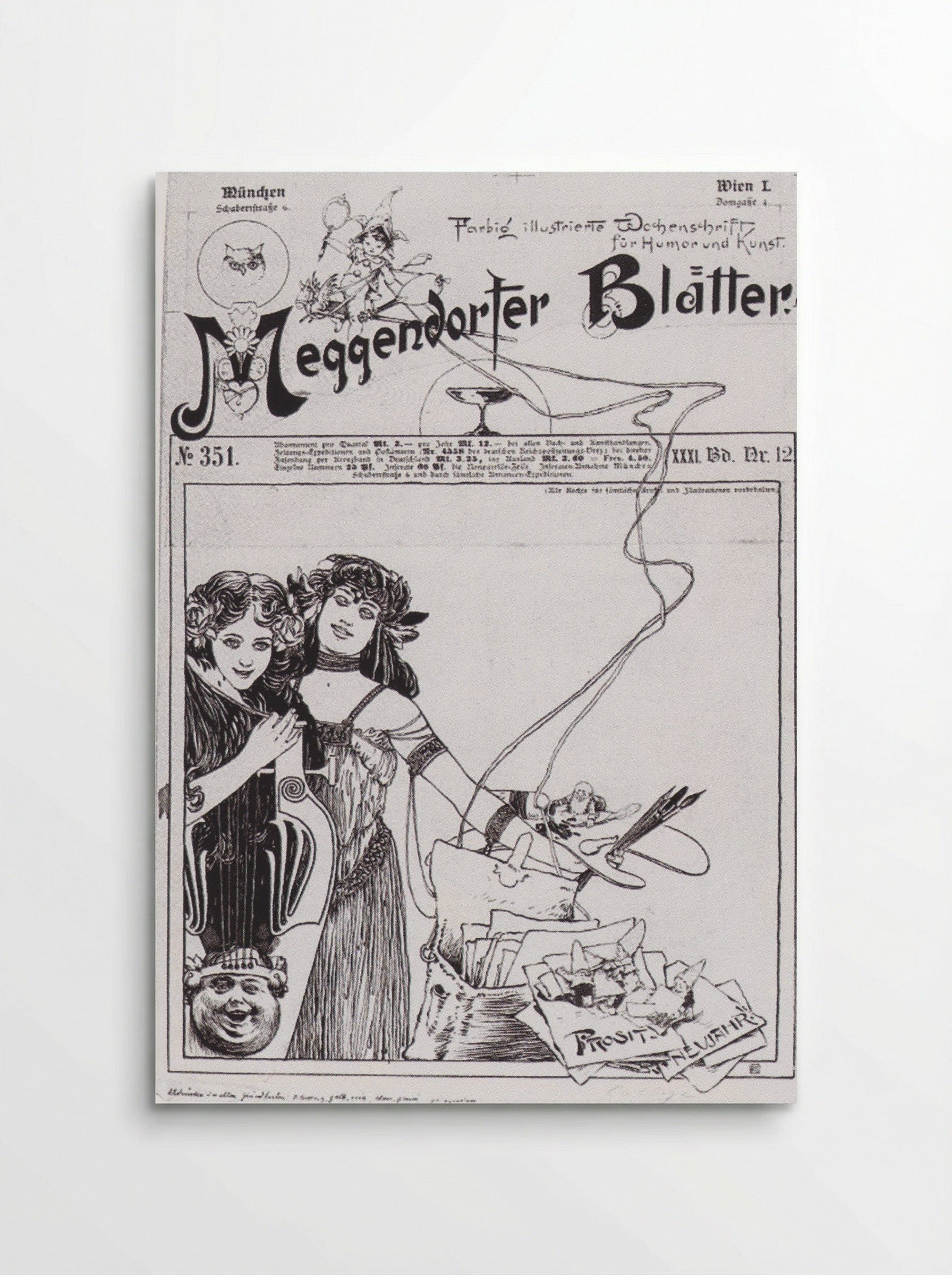 Cover design for Meggendorfer Blätter - Koloman Moser - Poster