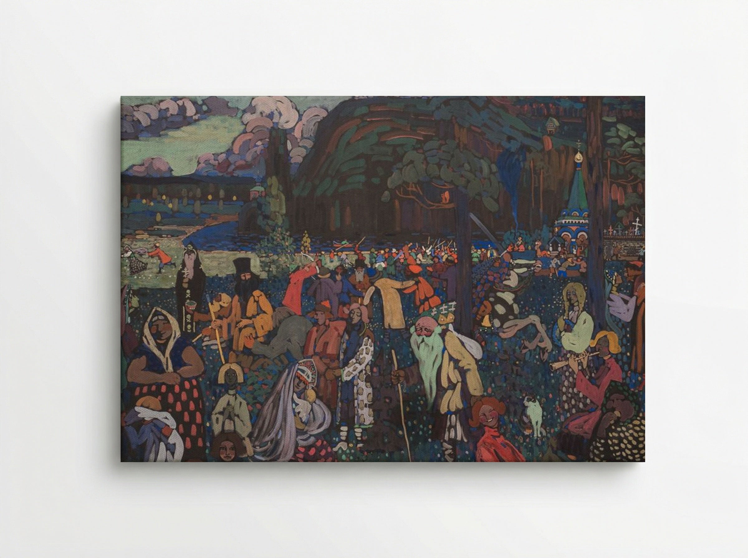 Colorful Life - Wassily Kandinsky - Canvas