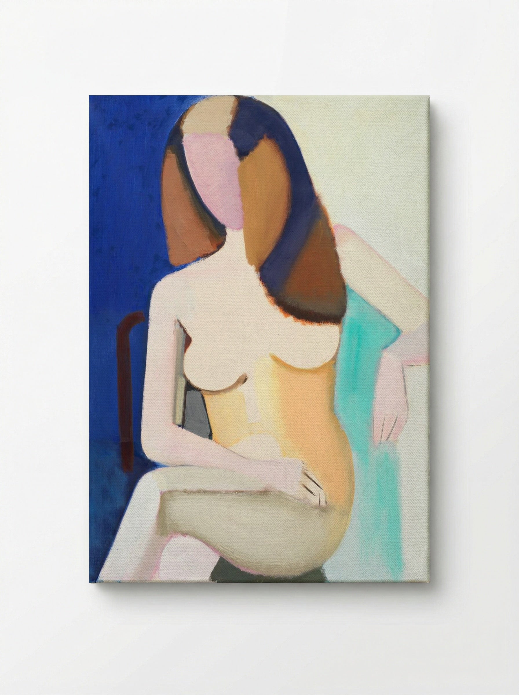 Seated Female Model - Vilhelm Lundstrøm - Canvas