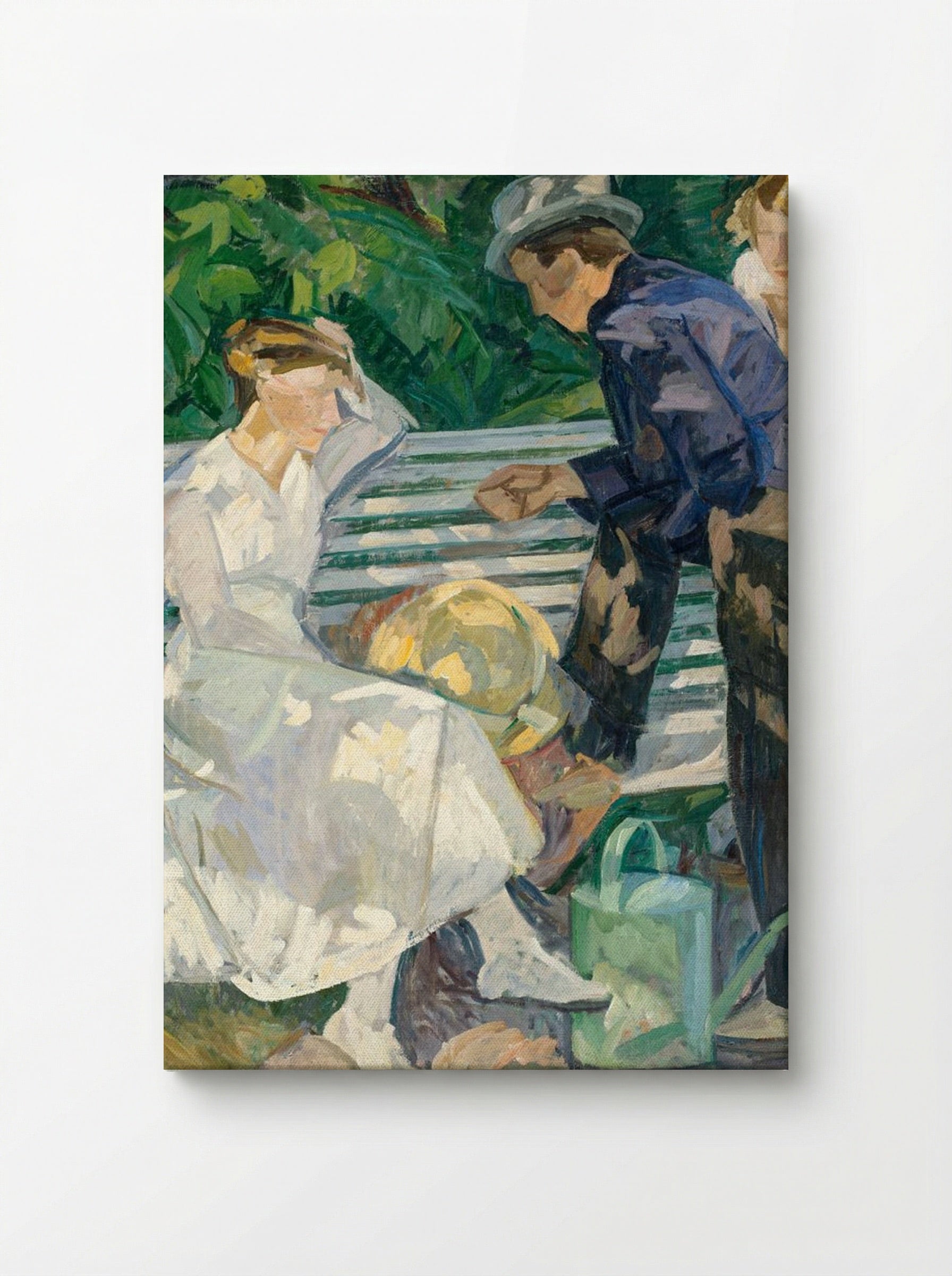 In the Priest's Garden, Christianshåb - Edvard Weie - Canvas