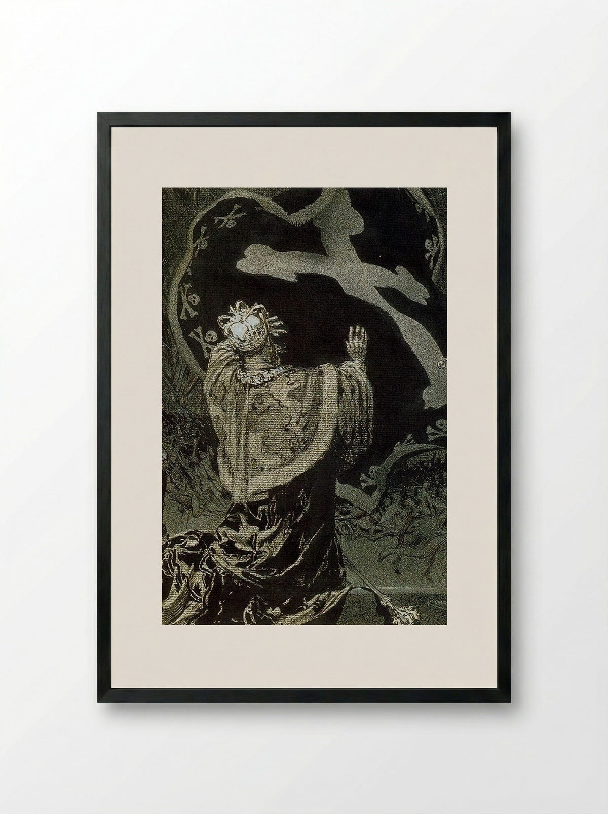The Victorious Dragon - Frantisek Kupka - Framed Print Black