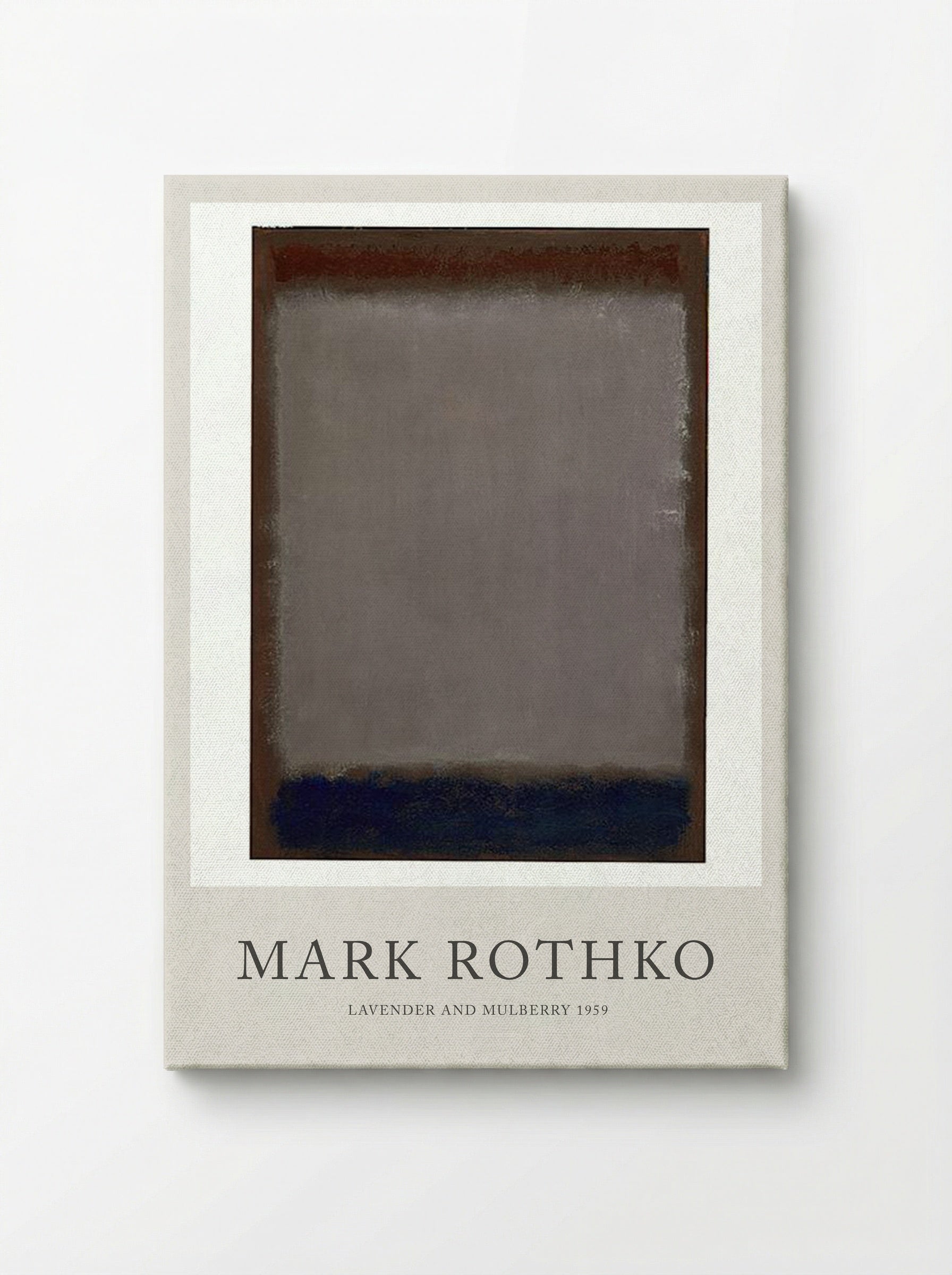 Lavender and Mulberry - Mark Rothko - Canvas