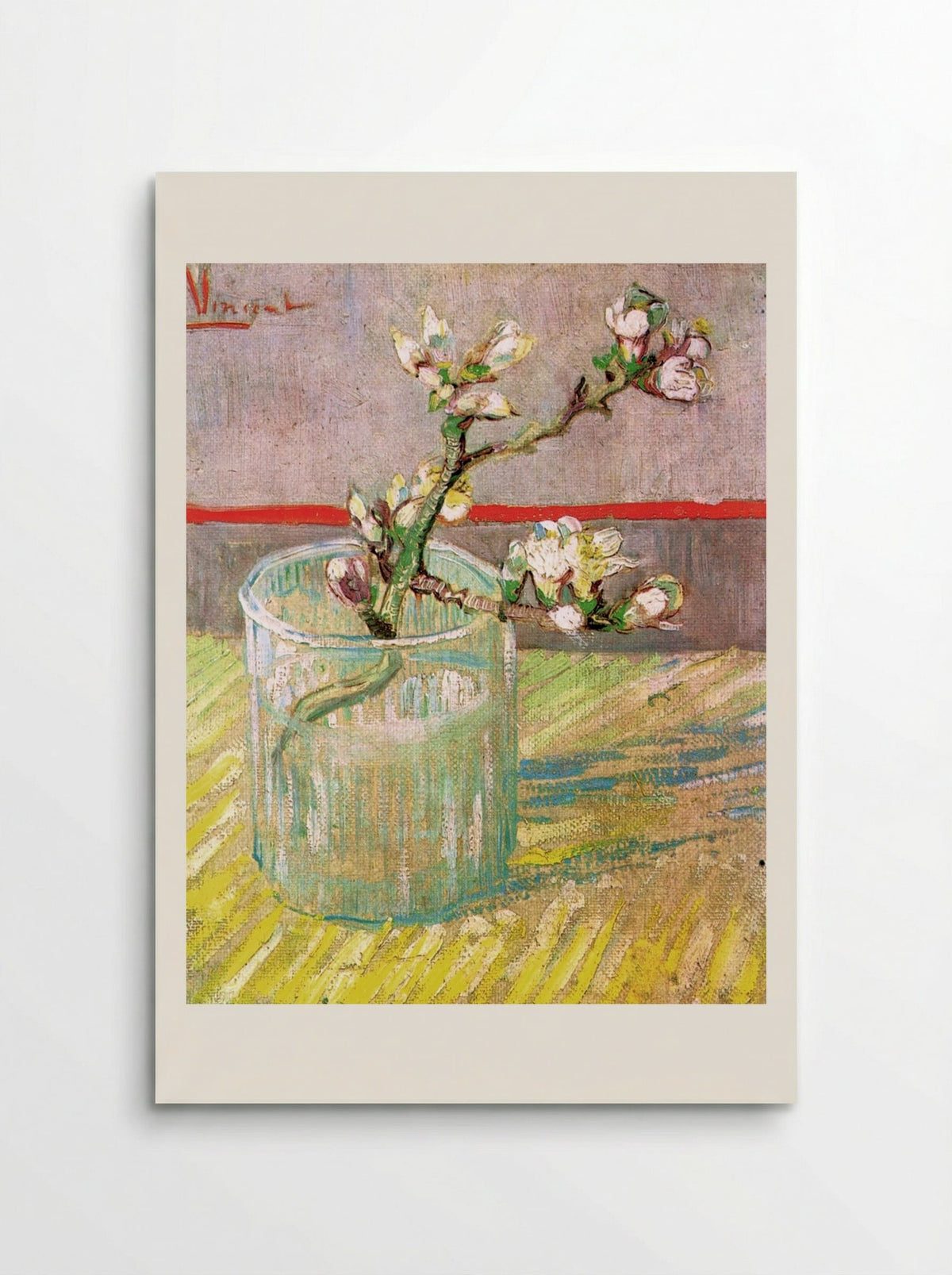 Blossoming Almond Branch in a Glass - Vincent van Gogh - Poster