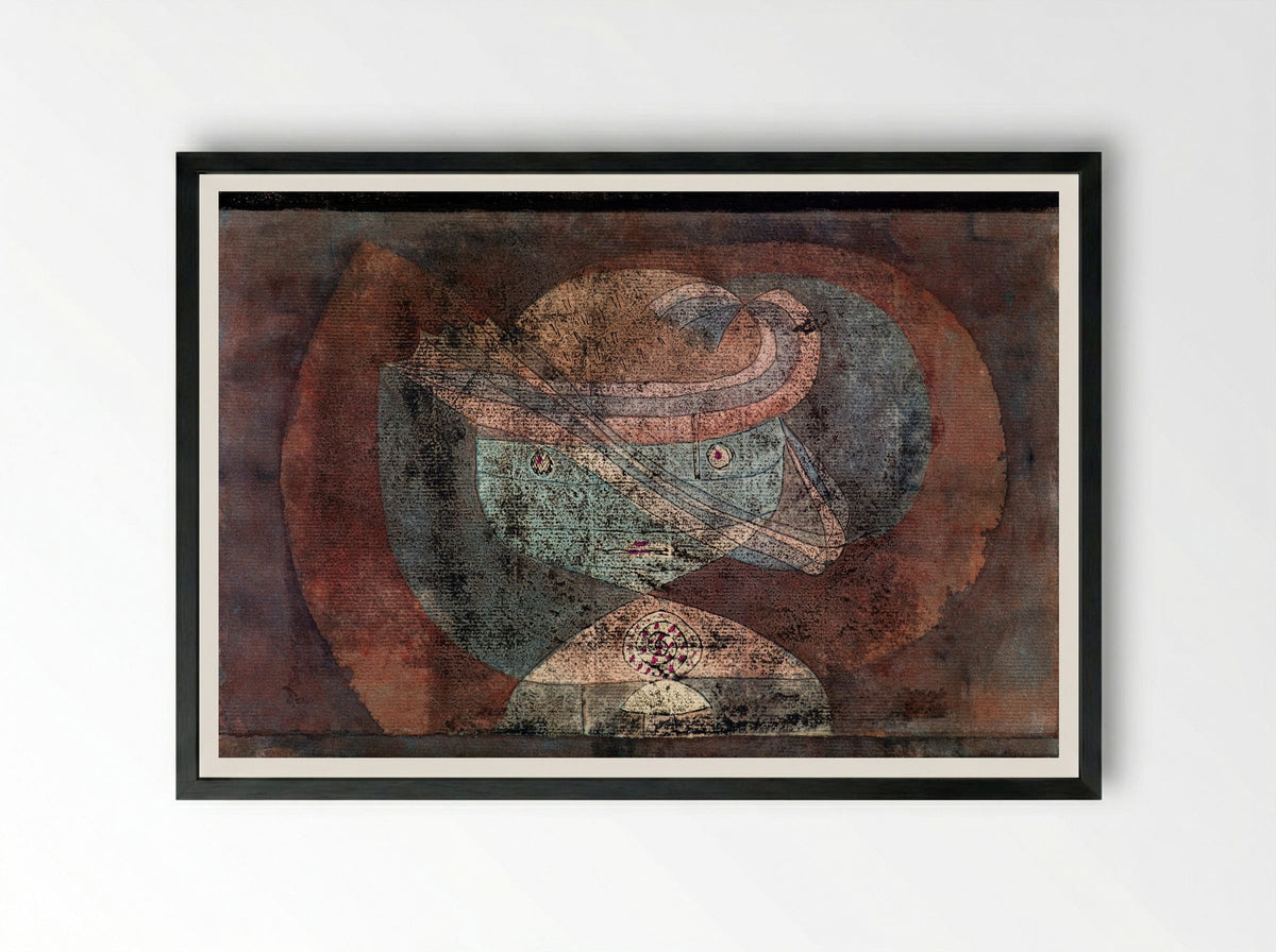 Movement around a Child - Paul Klee - Framed Print Black