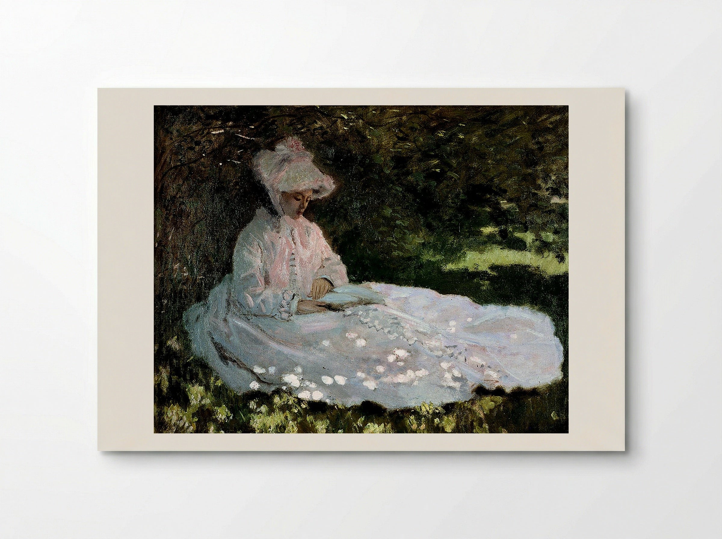 A Woman Reading - Berthe Morisot - Poster