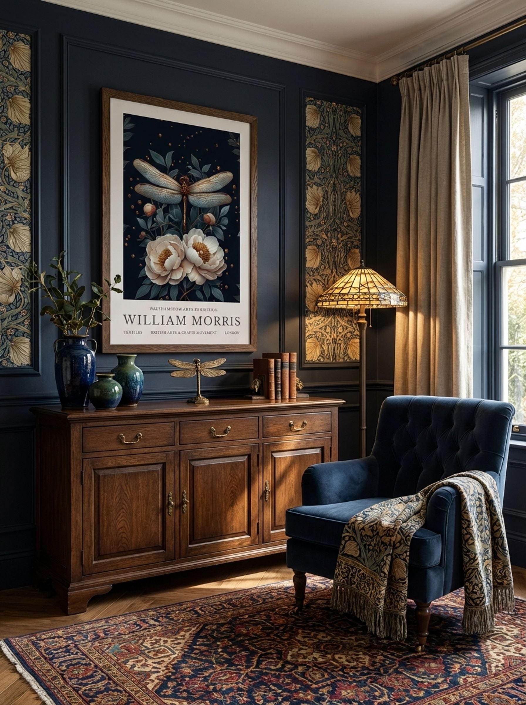 Dragonfly Dazzle - William Morris - Lifestyle