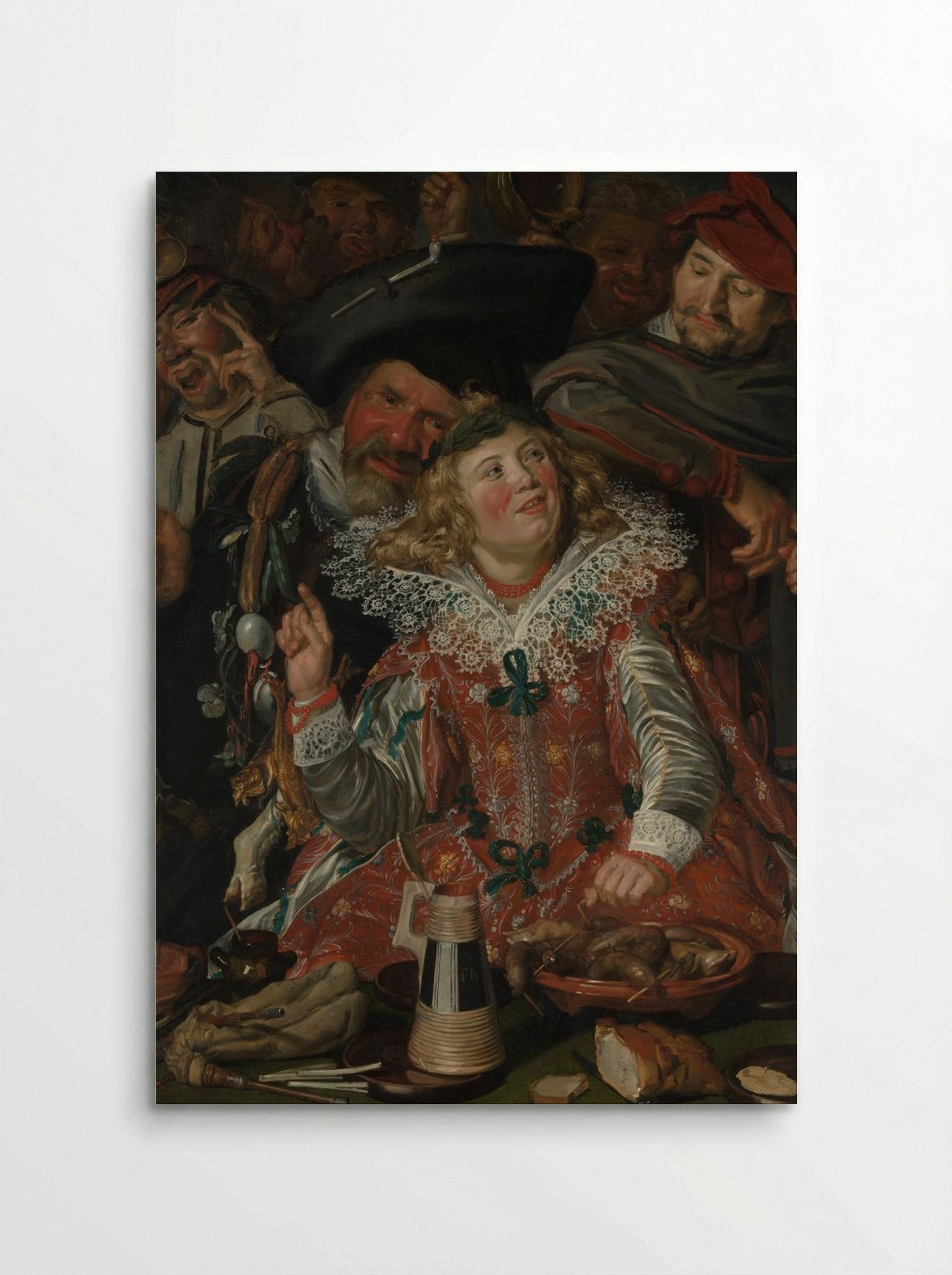 Merrymakers at Shrovetide - Frans Hals - Poster