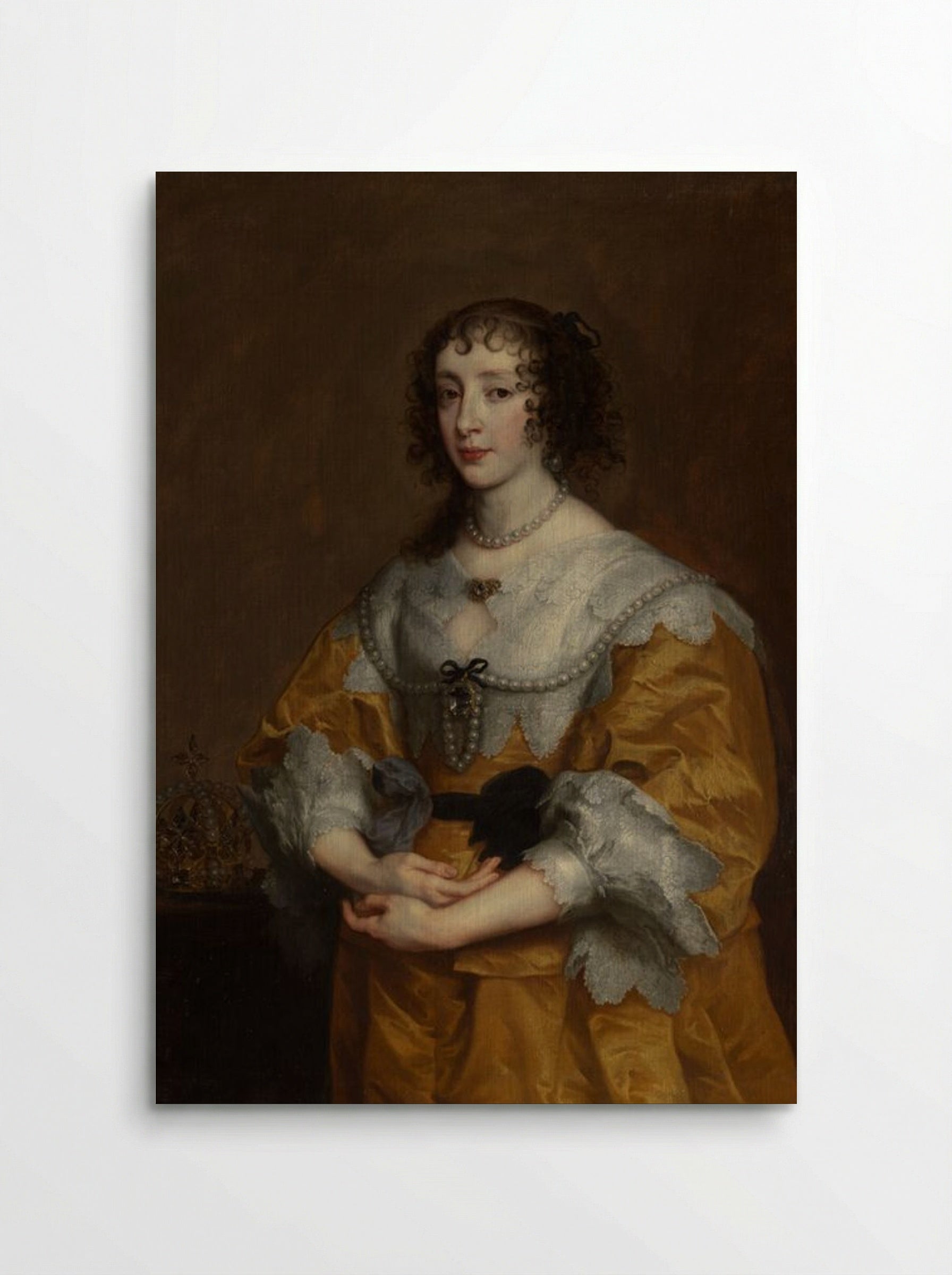 Queen Henrietta Maria - Anthony van Dyck - Poster