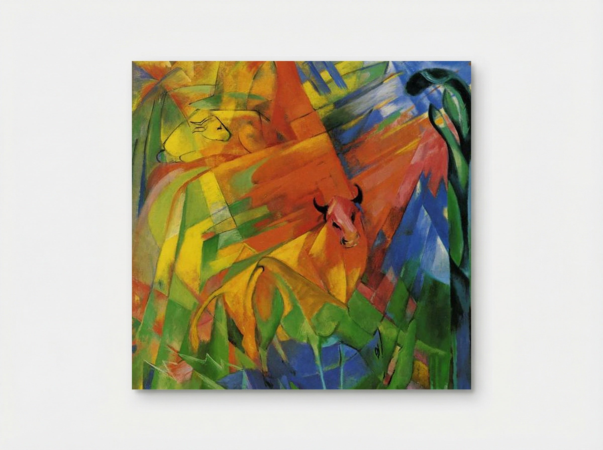 Animals in a Landscape - Franz Marc - Poster