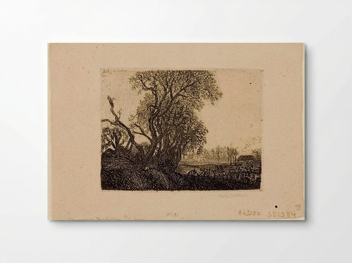 Barrow Hedges Farm - Graham Sutherland - Poster