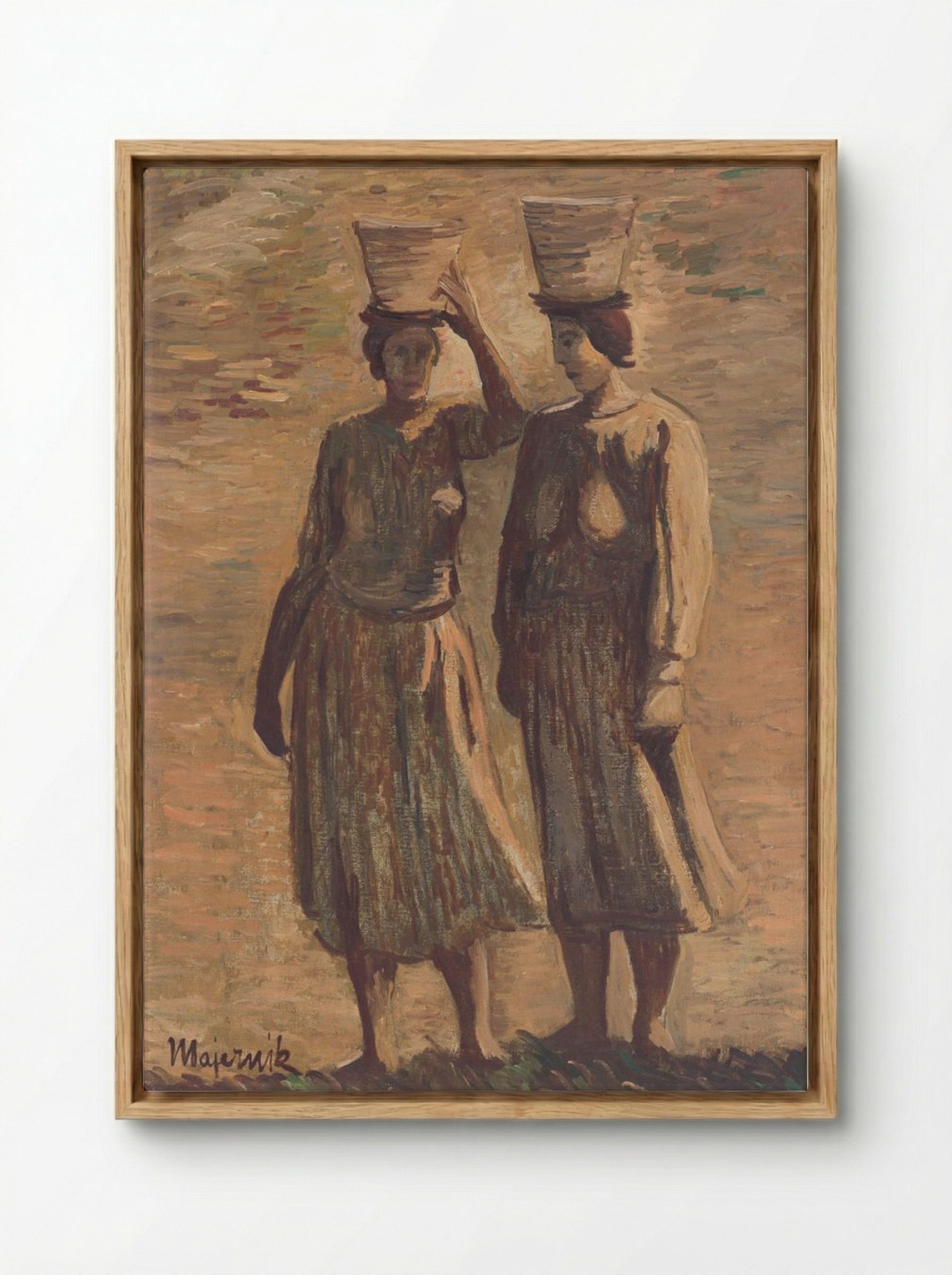 Water Bearers - Cyprián Majerník - Framed Canvas Wood