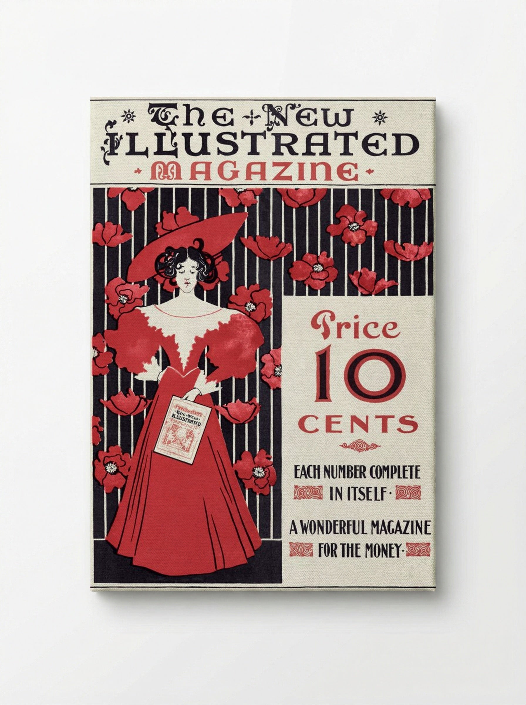 The New Illustrated Magazine (Cover Design) - Ethel Reed - Canvas