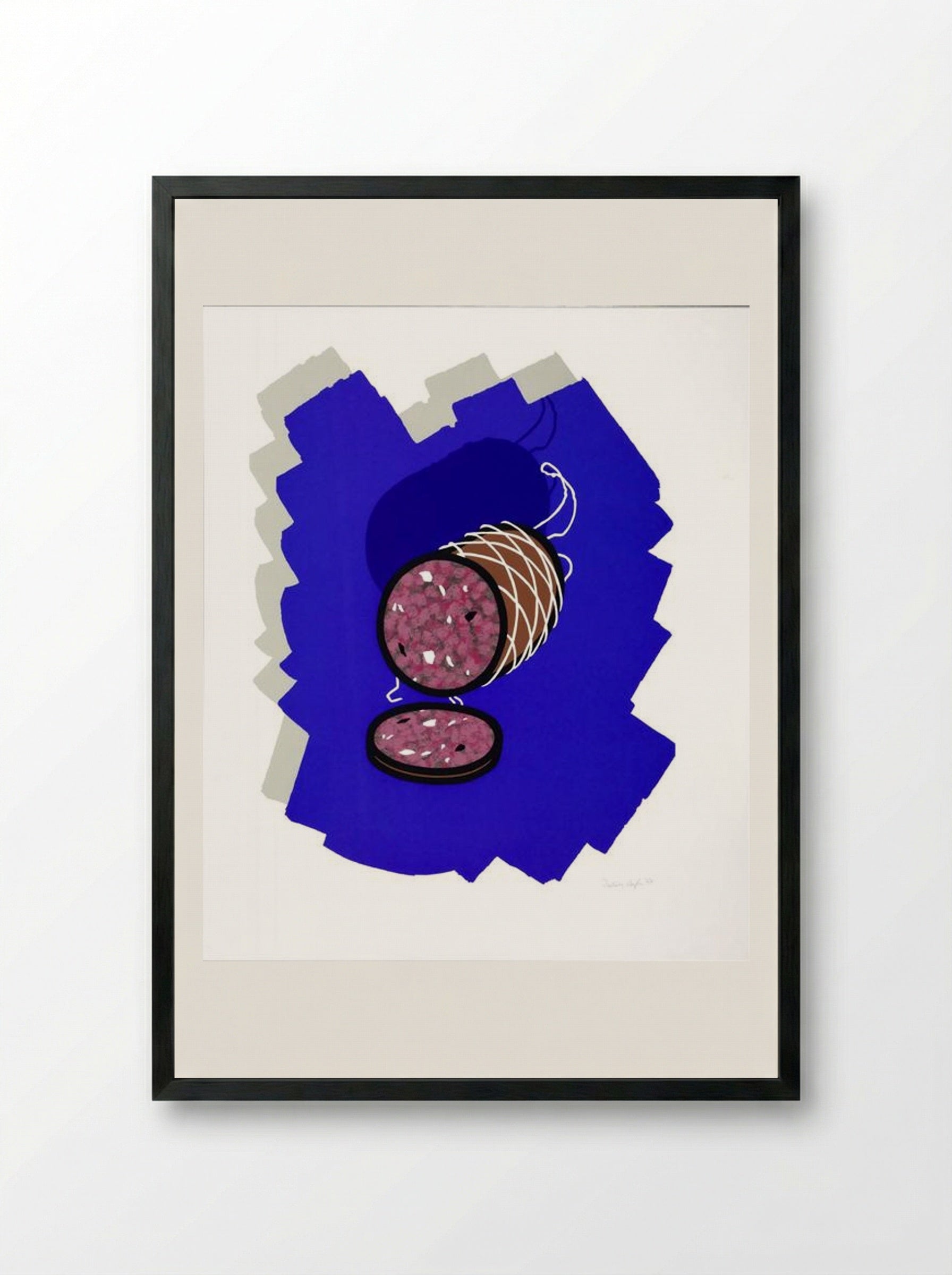 Big Sausage - Patrick Caulfield - Framed Print Black
