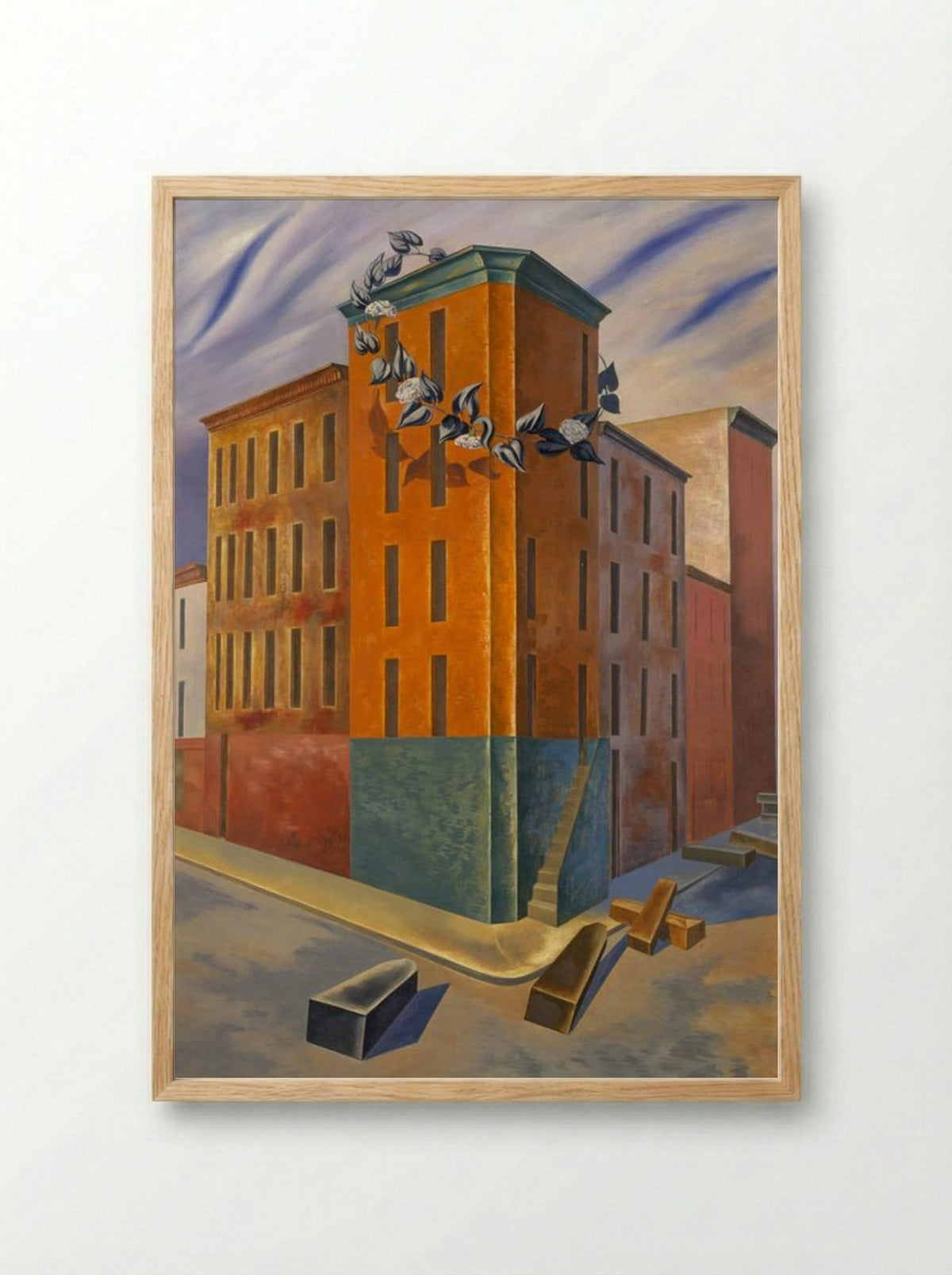 One Third of a Nation - Charles Sheeler - Framed Print Wood