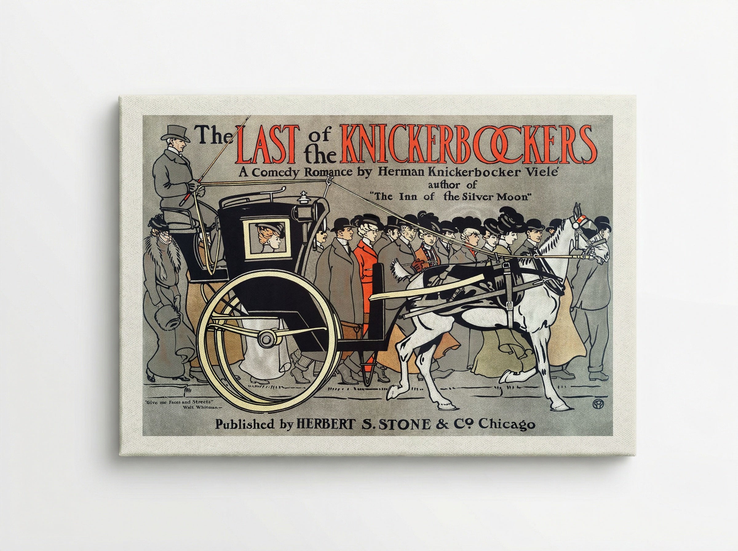 The Last of the Knickerbockers - Edward Penfield - Canvas