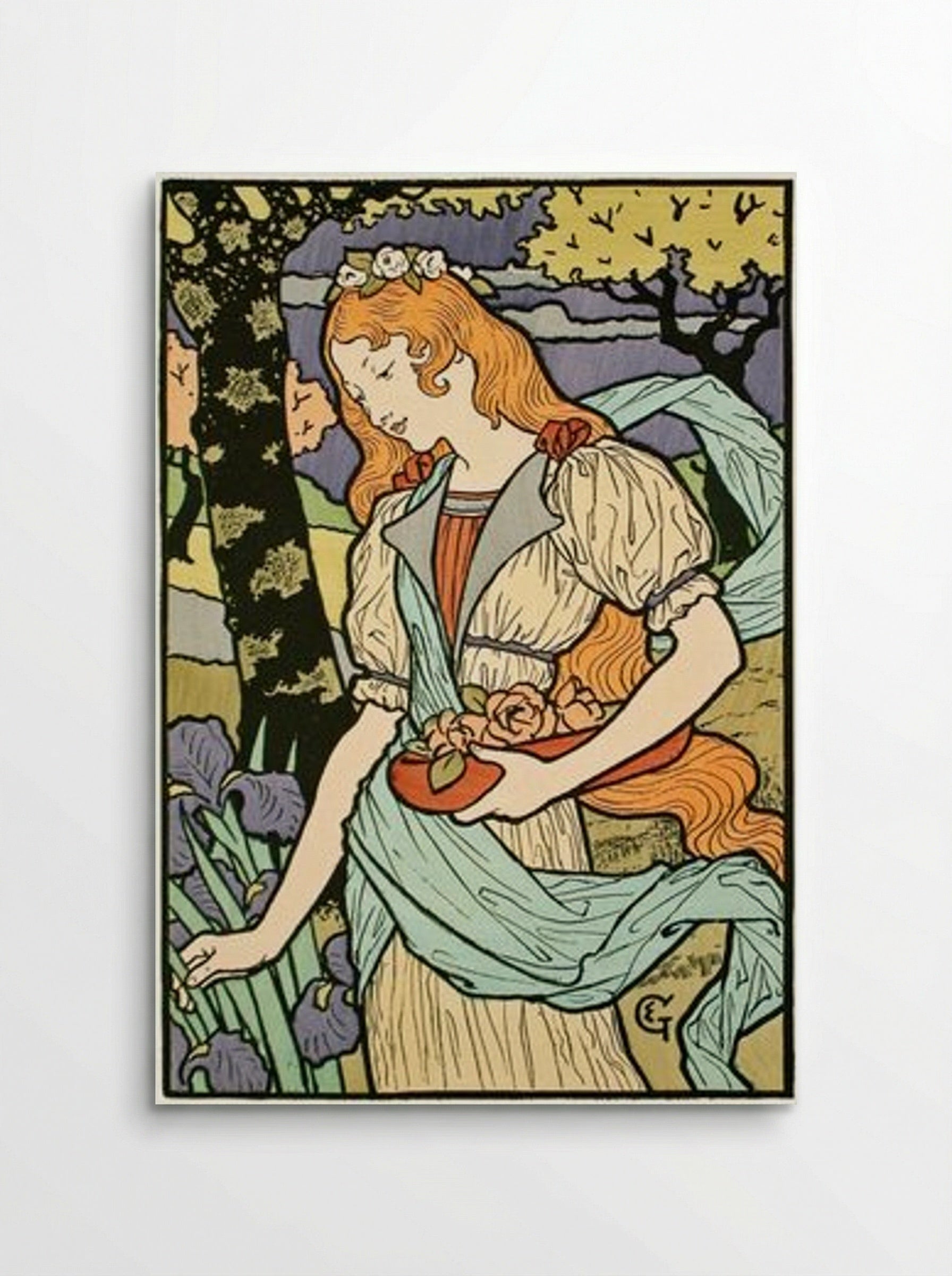 Poster for an Exhibition of French Decorative Art at the Grafton Galleries - Eugène Grasset - Poster