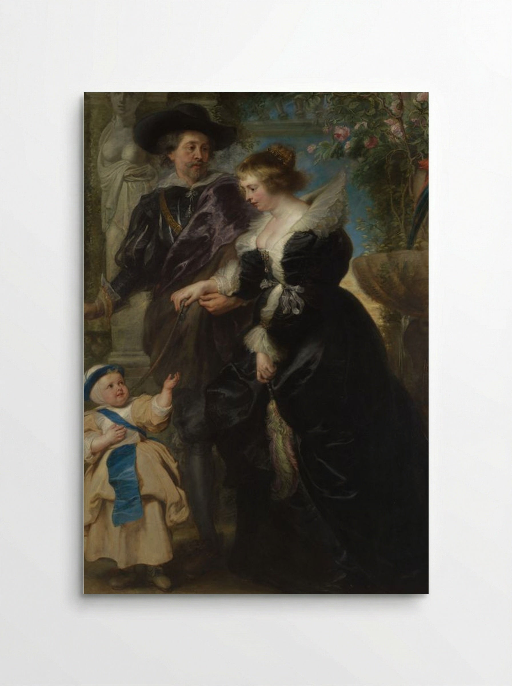 Helena Fourment and Their Son Frans - Peter Paul Rubens - Poster