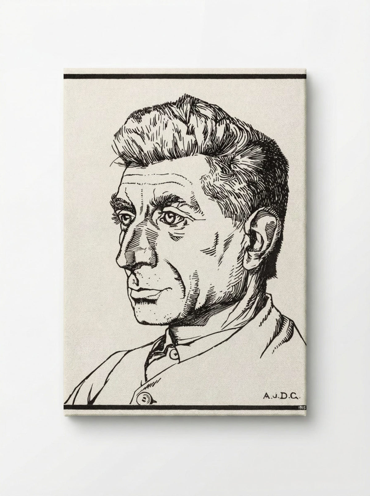 Portrait of a Man - Julie de Graag - Canvas