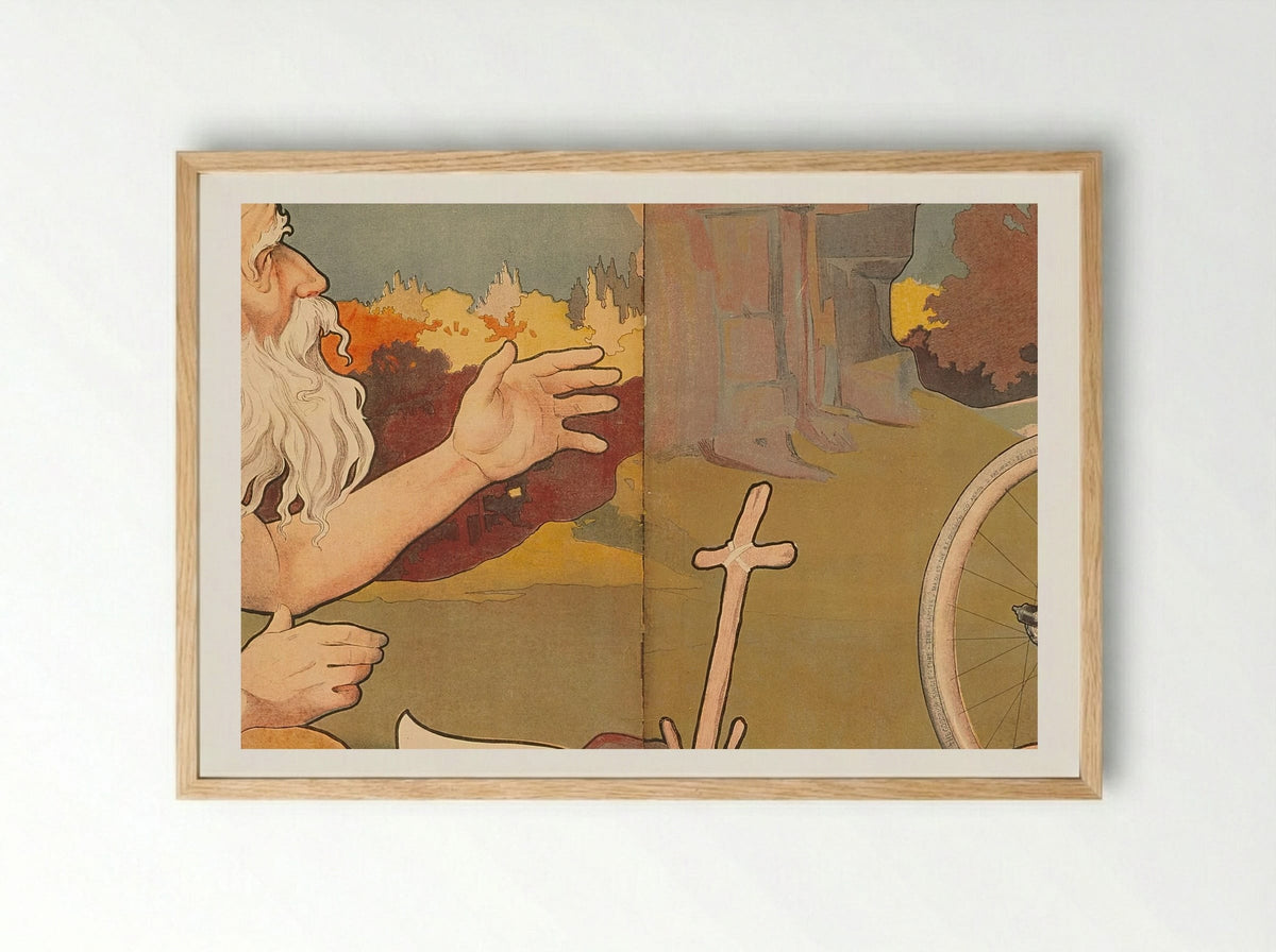 Dayton Cycles: Tentation Suprême - Henry Thiriet - Framed Print Wood