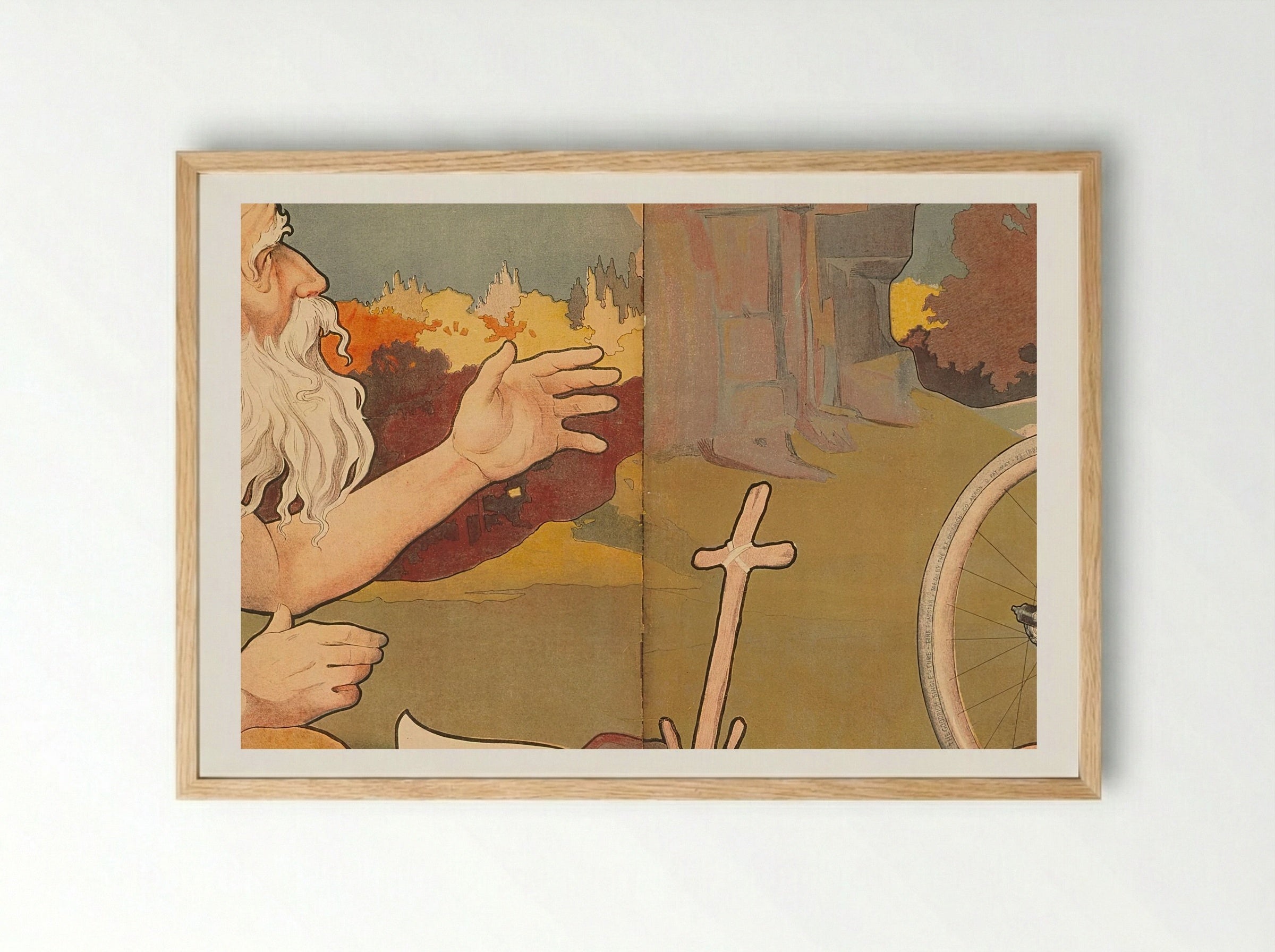 Dayton Cycles: Tentation Suprême - Henry Thiriet - Framed Print Wood