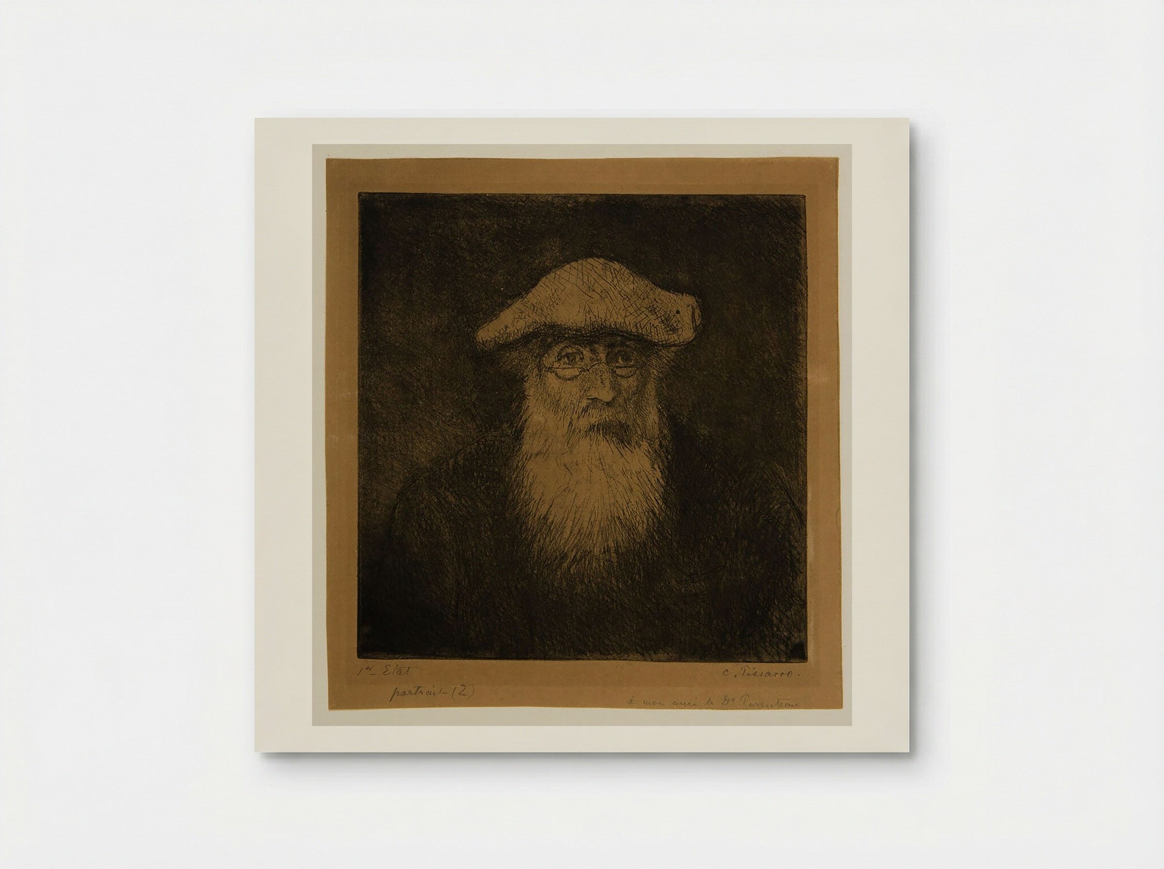 Self-Portrait (Camille Pissarro) - Camille Pissarro - Poster