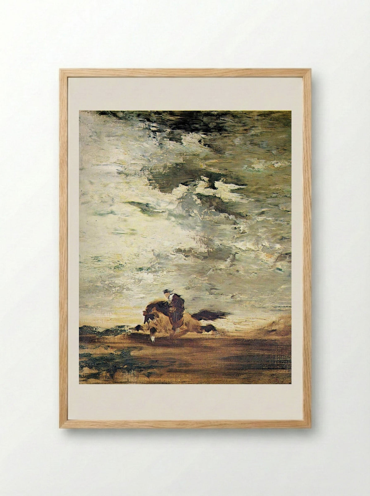 Horseman - Gustave Moreau - Framed Print Wood