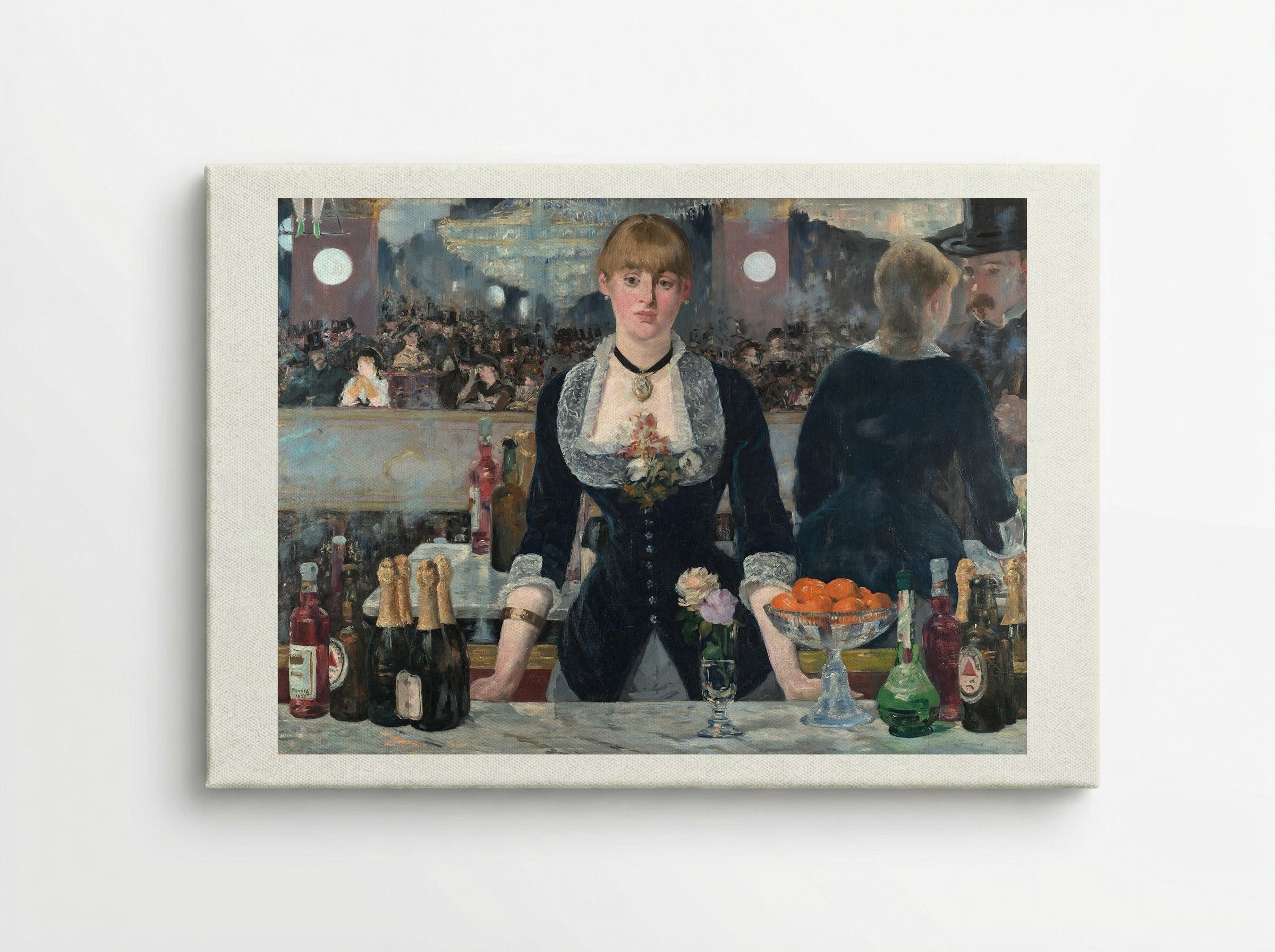 A Bar at the Folies-Bergère - Édouard Manet - Canvas
