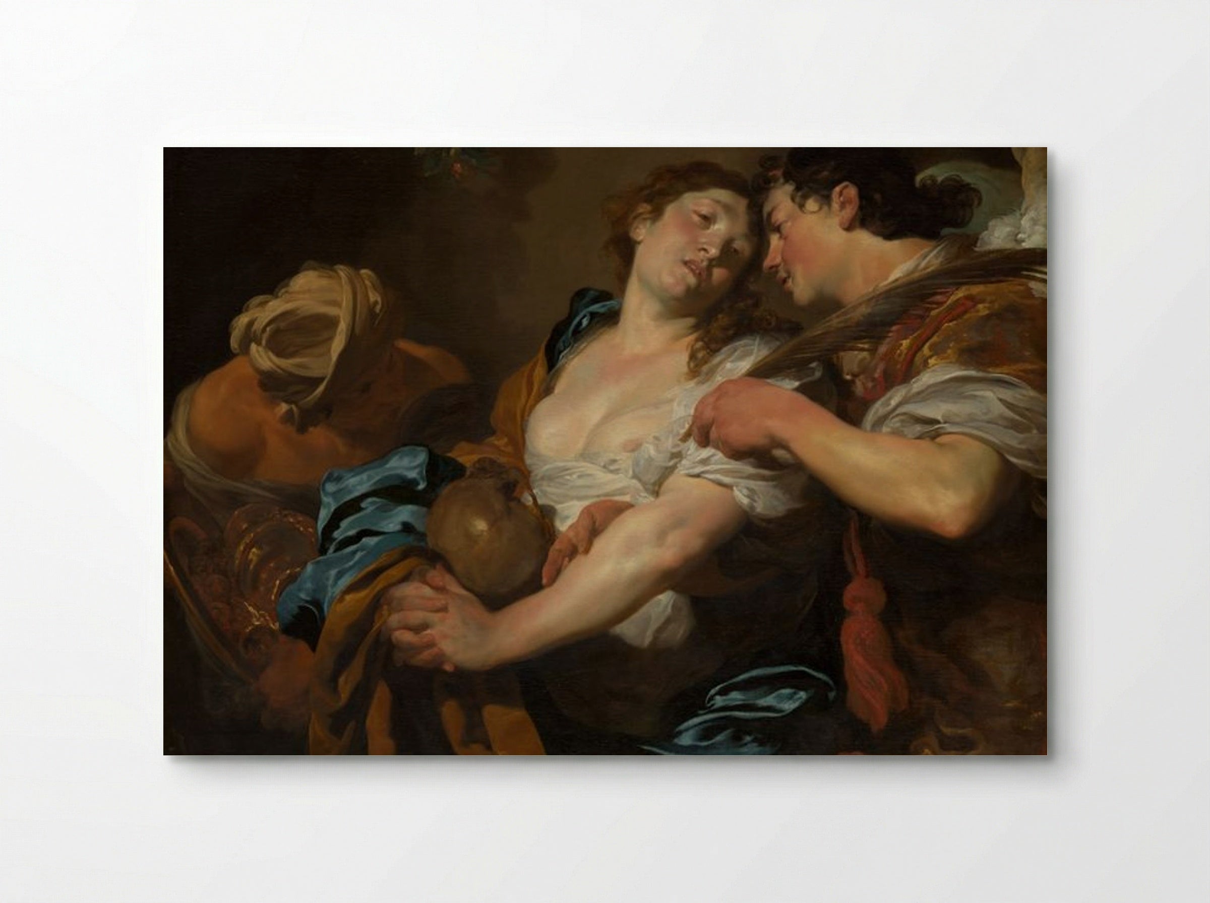 The Temptation of Saint Mary Magdalen - Johann Liss - Poster