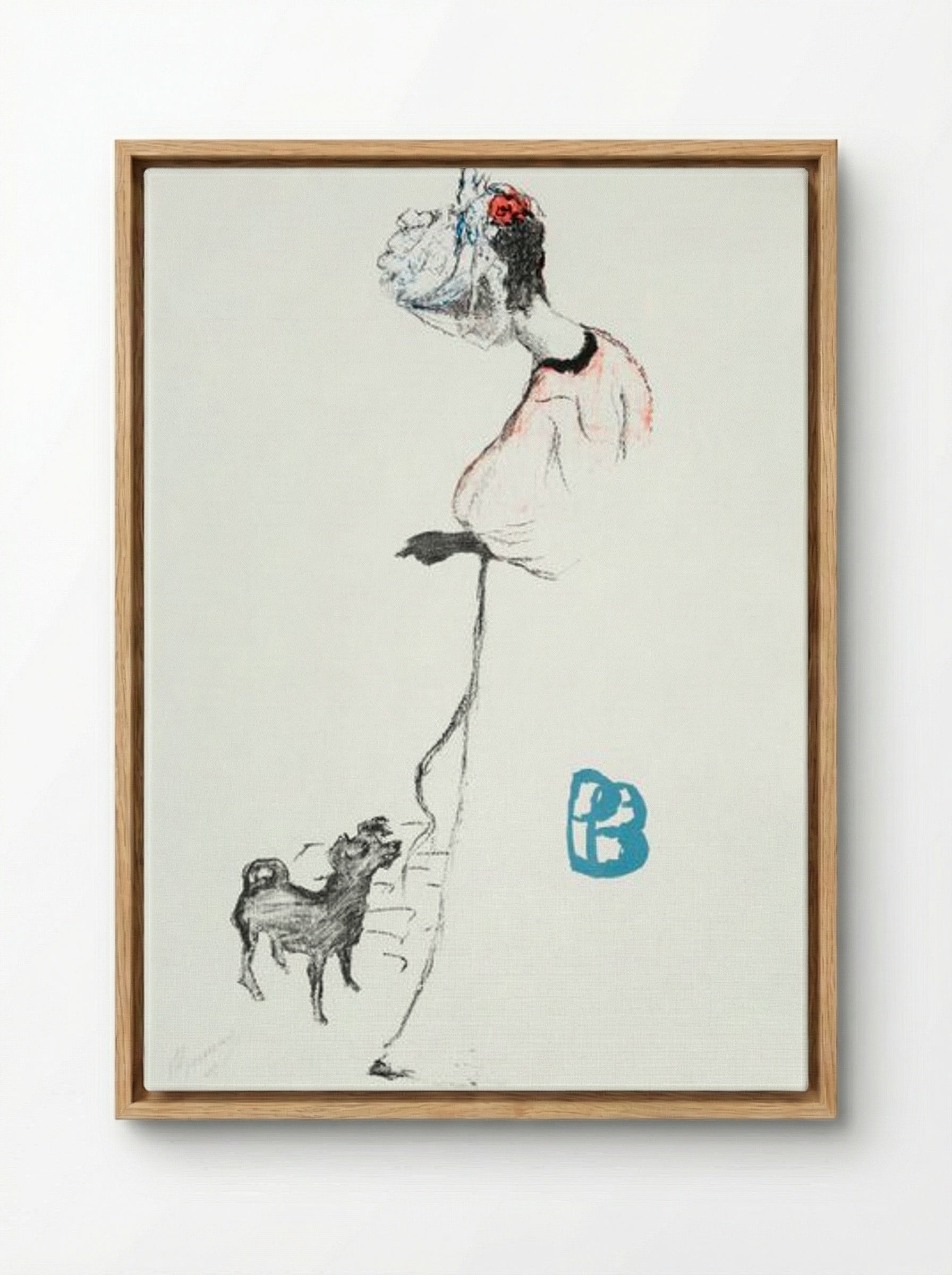 Le Salon des Cent - Pierre Bonnard - Framed Canvas Wood