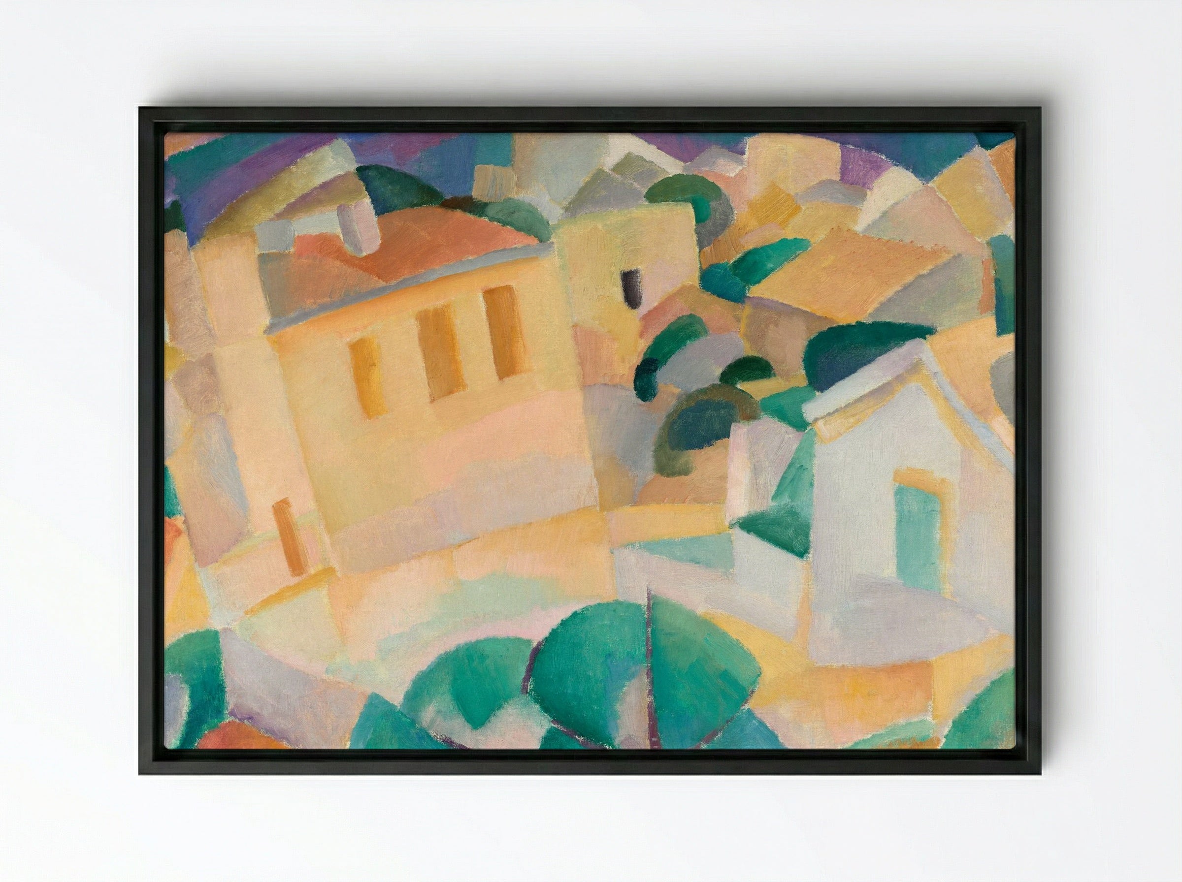 Mallorca, Terreno - Leo Gestel - Framed Canvas Black