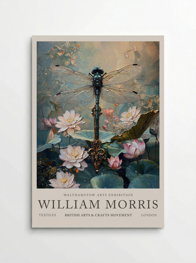 Dragonfly Dream - William Morris - Poster