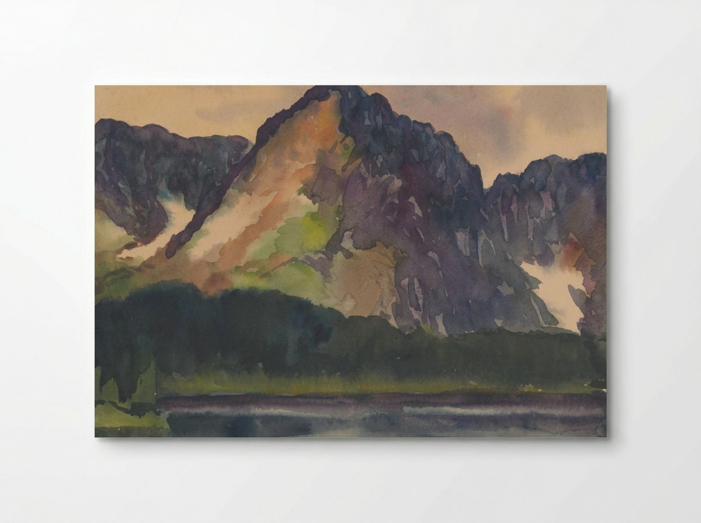Rocky Hills Above River - Zolo Palugyay - Poster