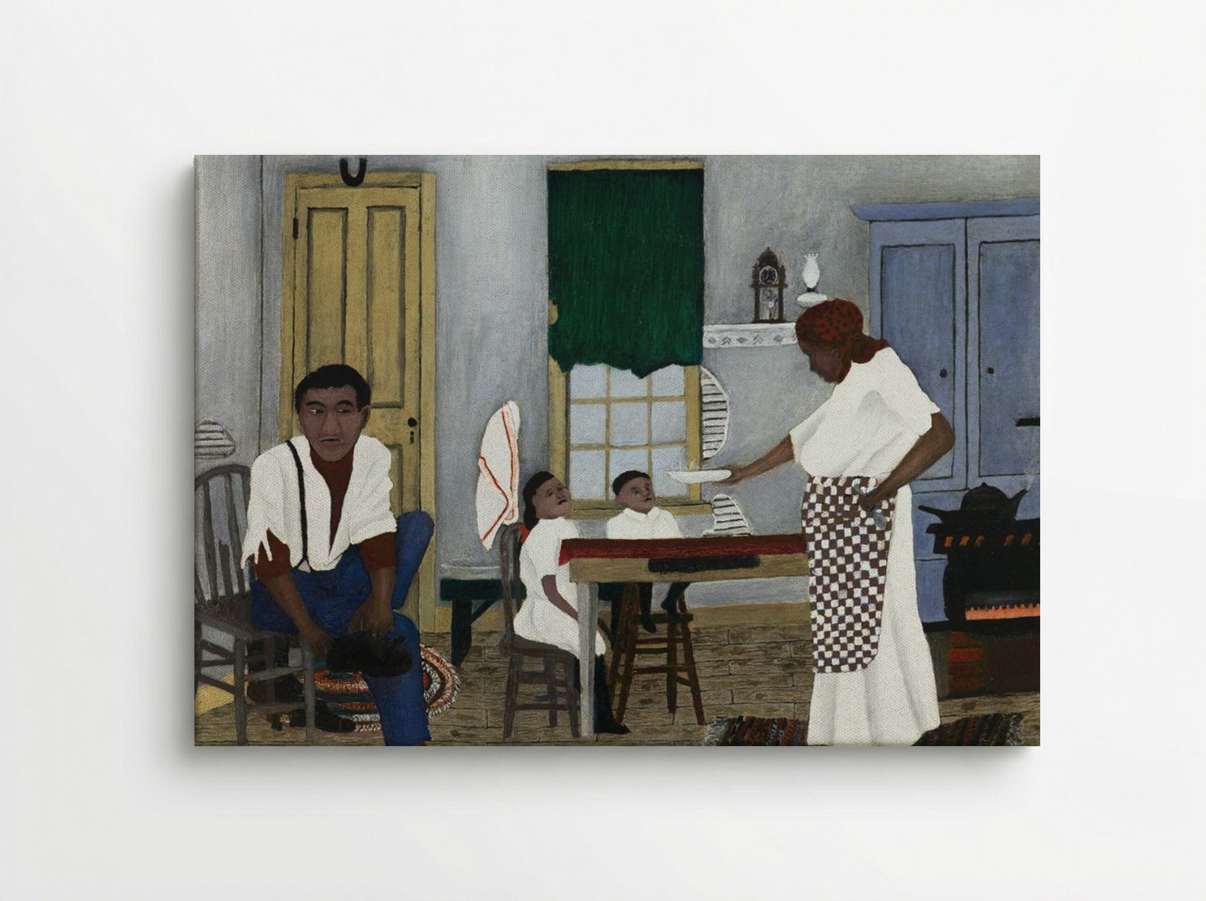 Sunday Morning Breakfast - Horace Pippin - Canvas