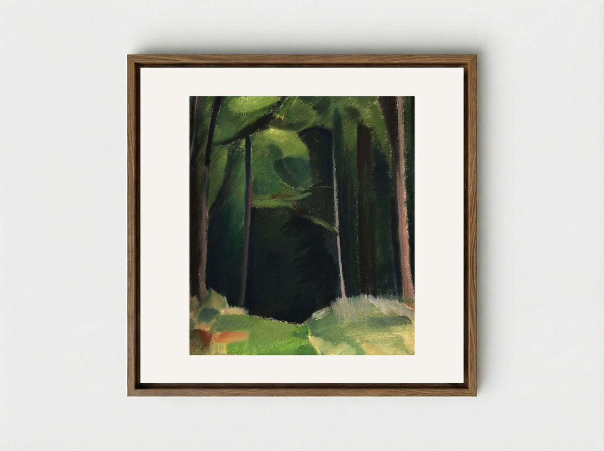Inside the Wood - Harald Giersing - Framed Canvas Wood