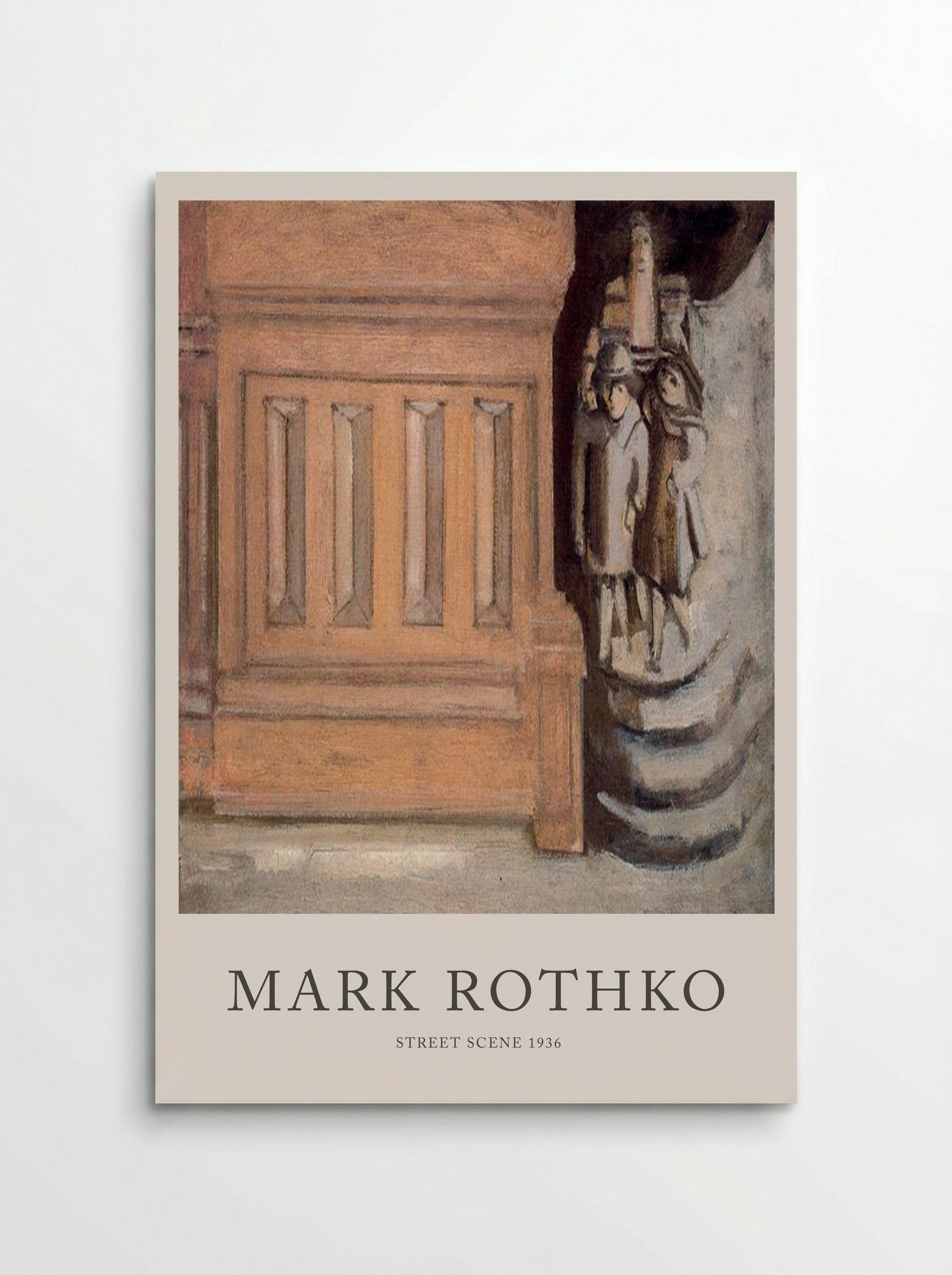 Street Scene - Mark Rothko - Poster