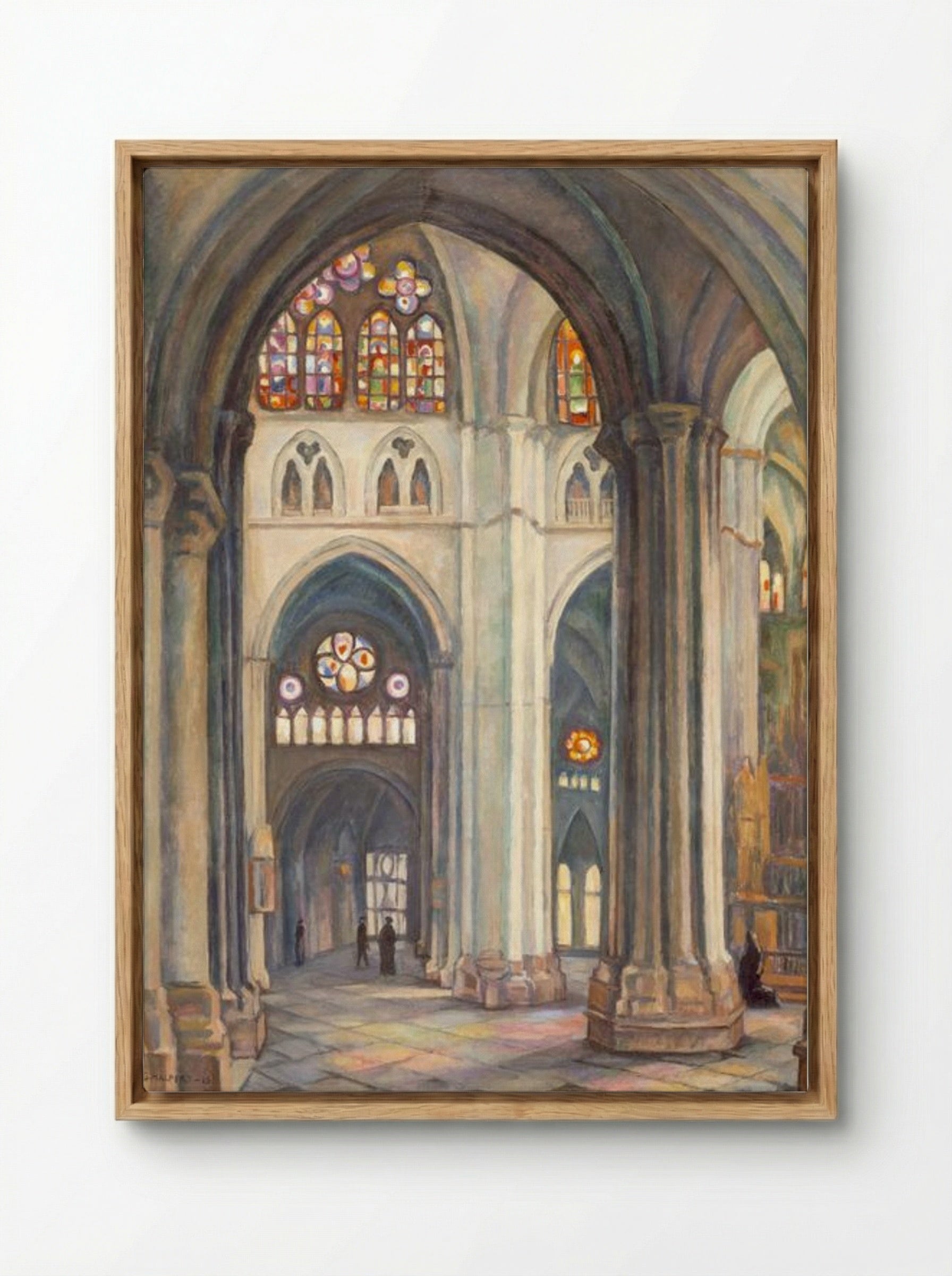 Toledo Cathedral - Samuel Halpert - Framed Canvas Wood