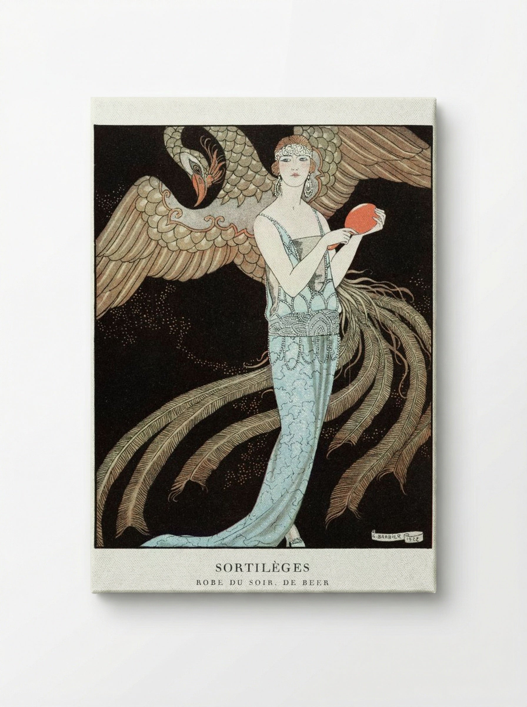 Sortilèges, Evening Dress, de Beer - George Barbier - Canvas
