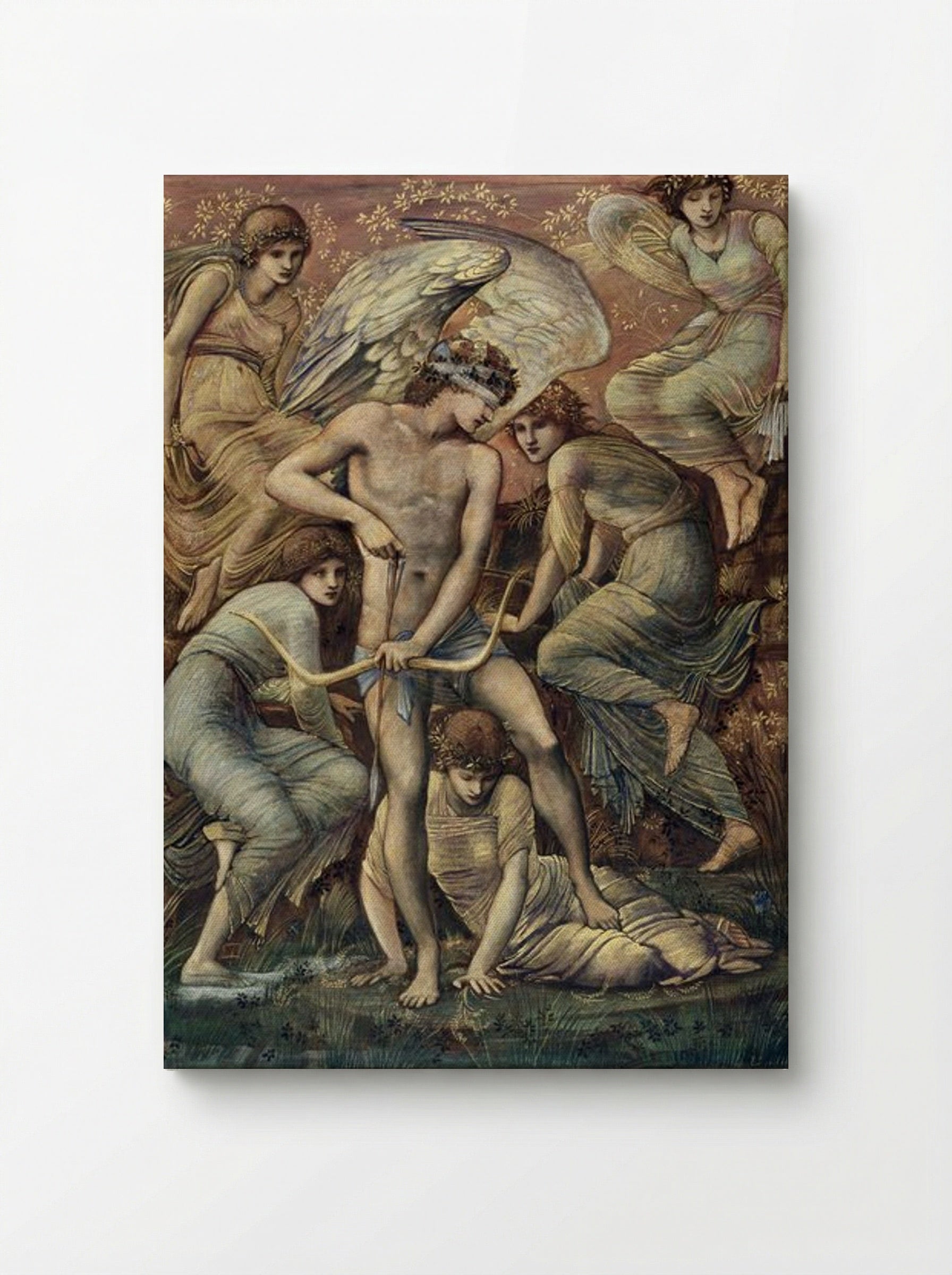 Cupid's Hunting Fields - Edward Burne-Jones - Canvas