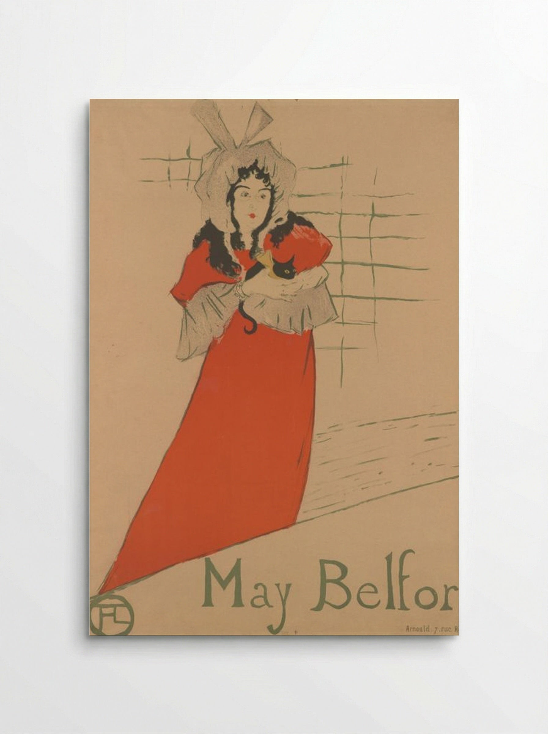 May Belfort - Henri de Toulouse-Lautrec - Poster