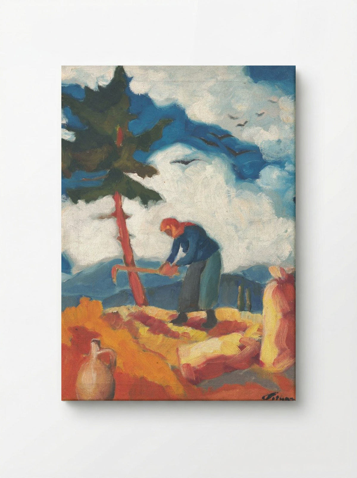 Potato Digger - Zolo Palugyay - Canvas